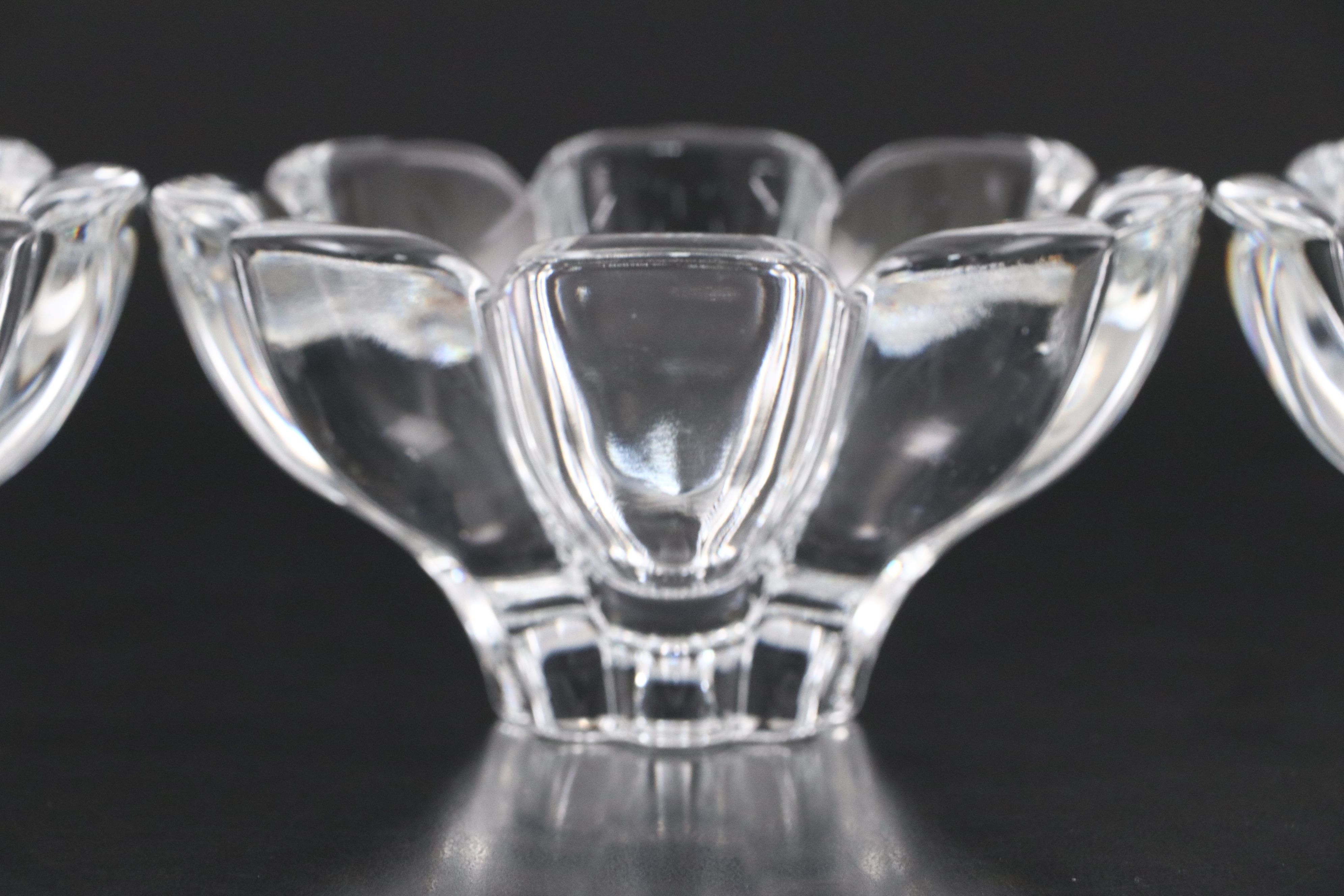 Mikasa "Zinnia" Crystal Round Bowls