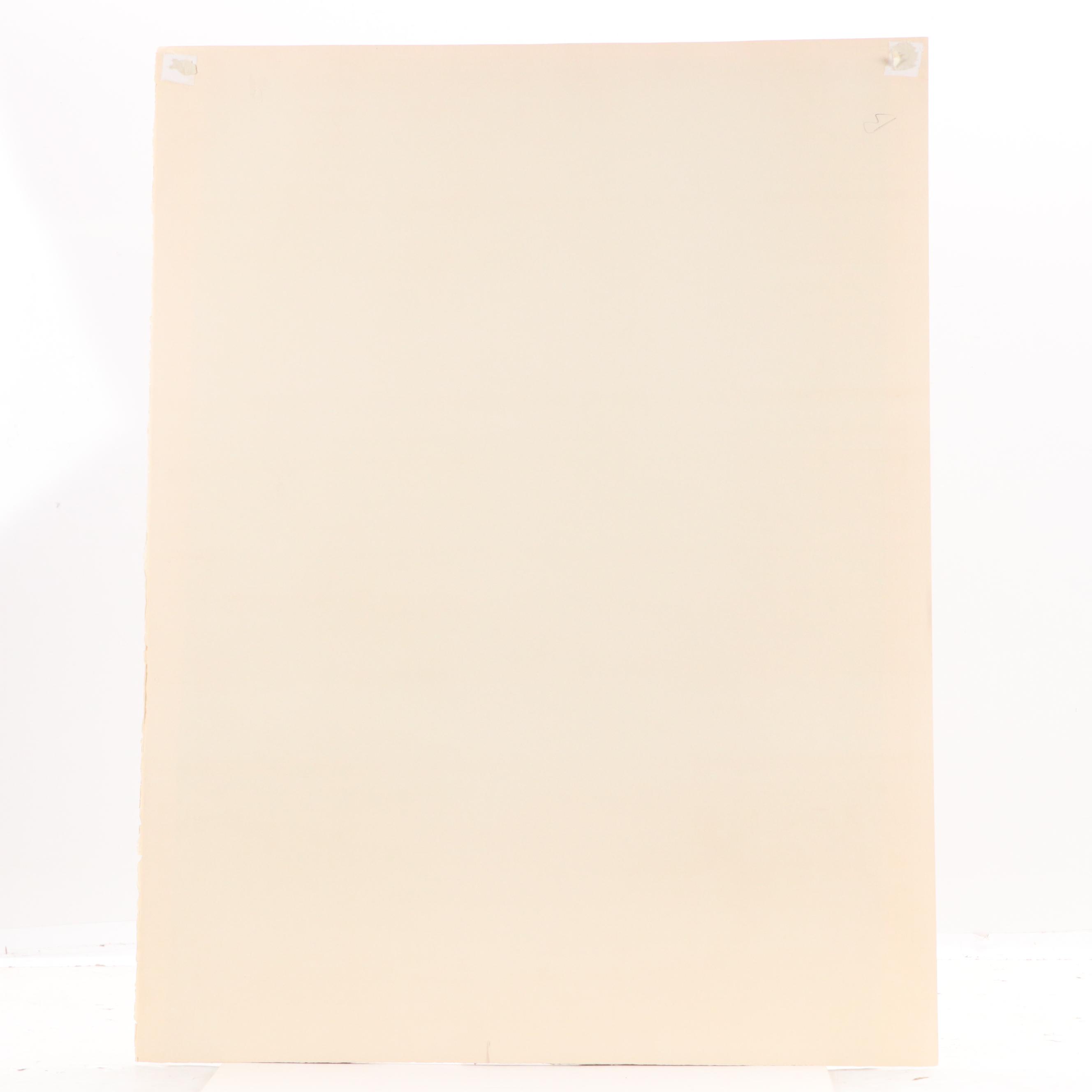 Jack Levine Lithograph "Marianne and The Goddess of Liberty," 1967