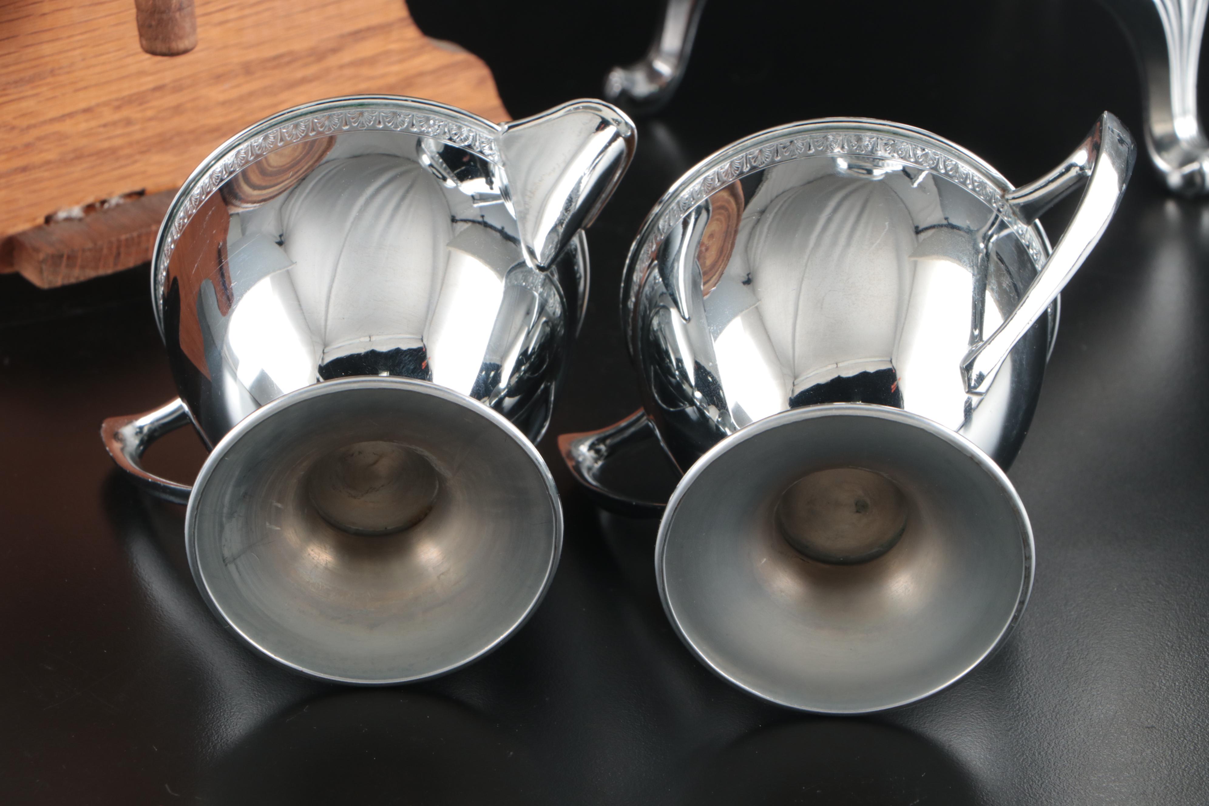 Metal Coffee Pot, Wooden Whiskey Barrel, and More Serveware