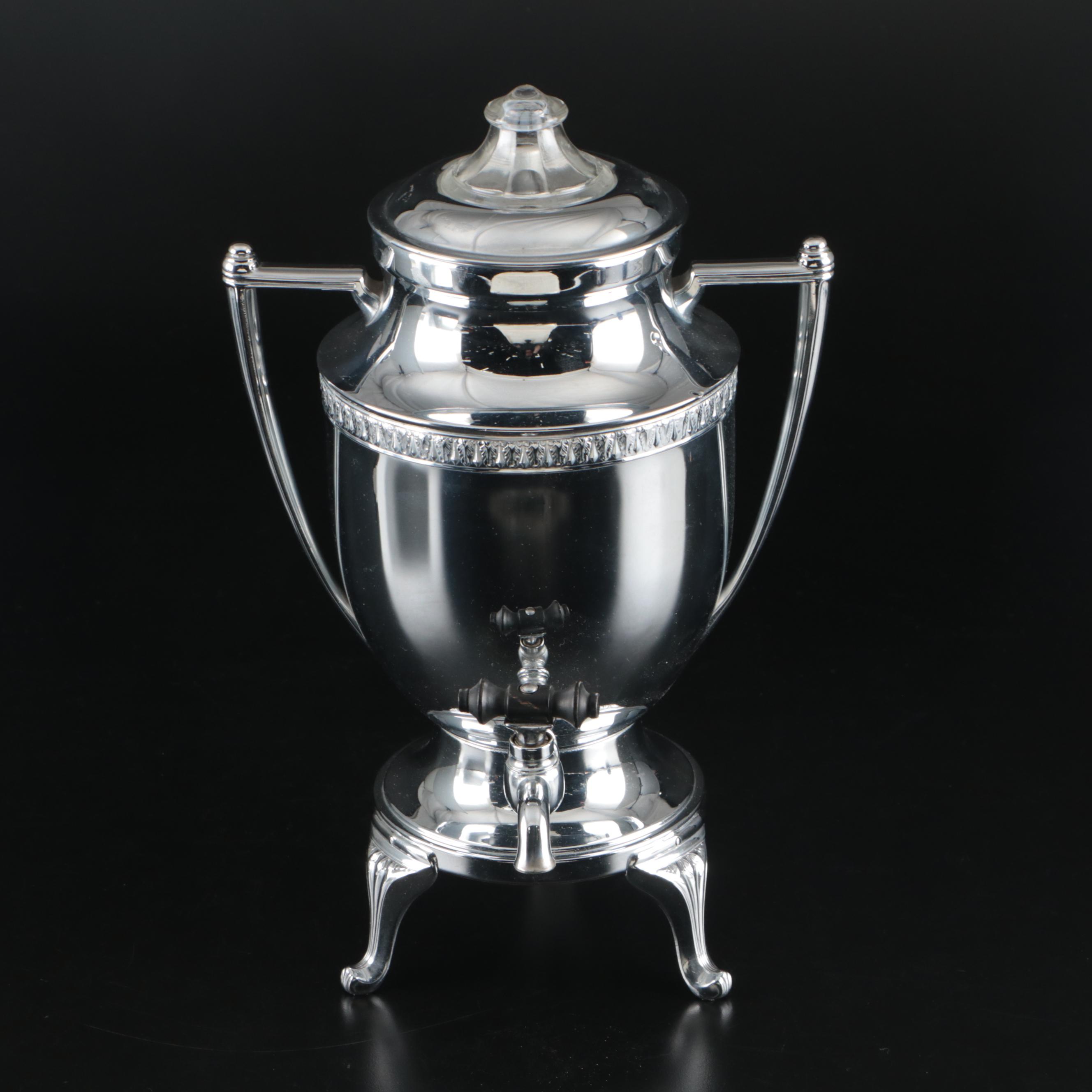 Metal Coffee Pot, Wooden Whiskey Barrel, and More Serveware