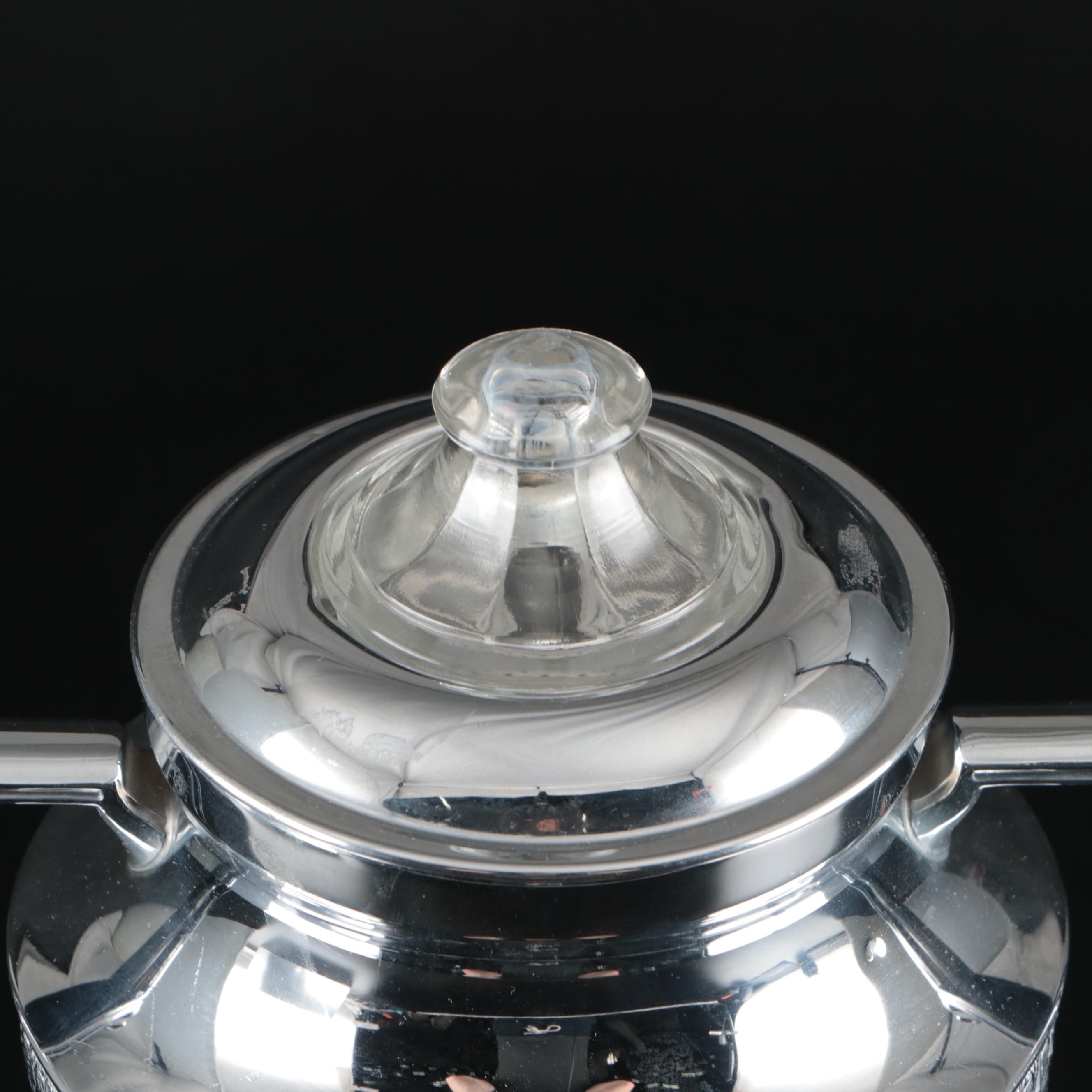 Metal Coffee Pot, Wooden Whiskey Barrel, and More Serveware