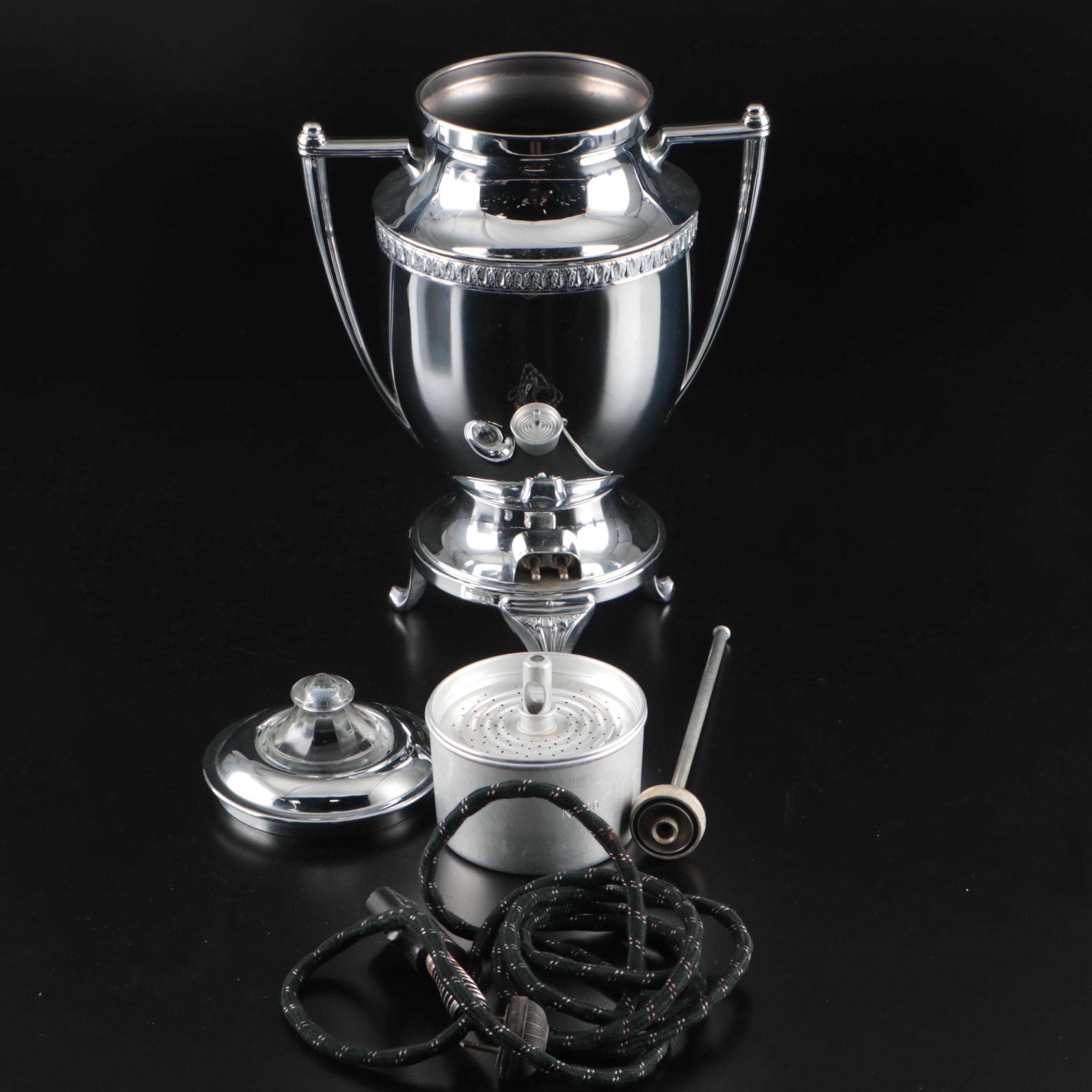 Metal Coffee Pot, Wooden Whiskey Barrel, and More Serveware