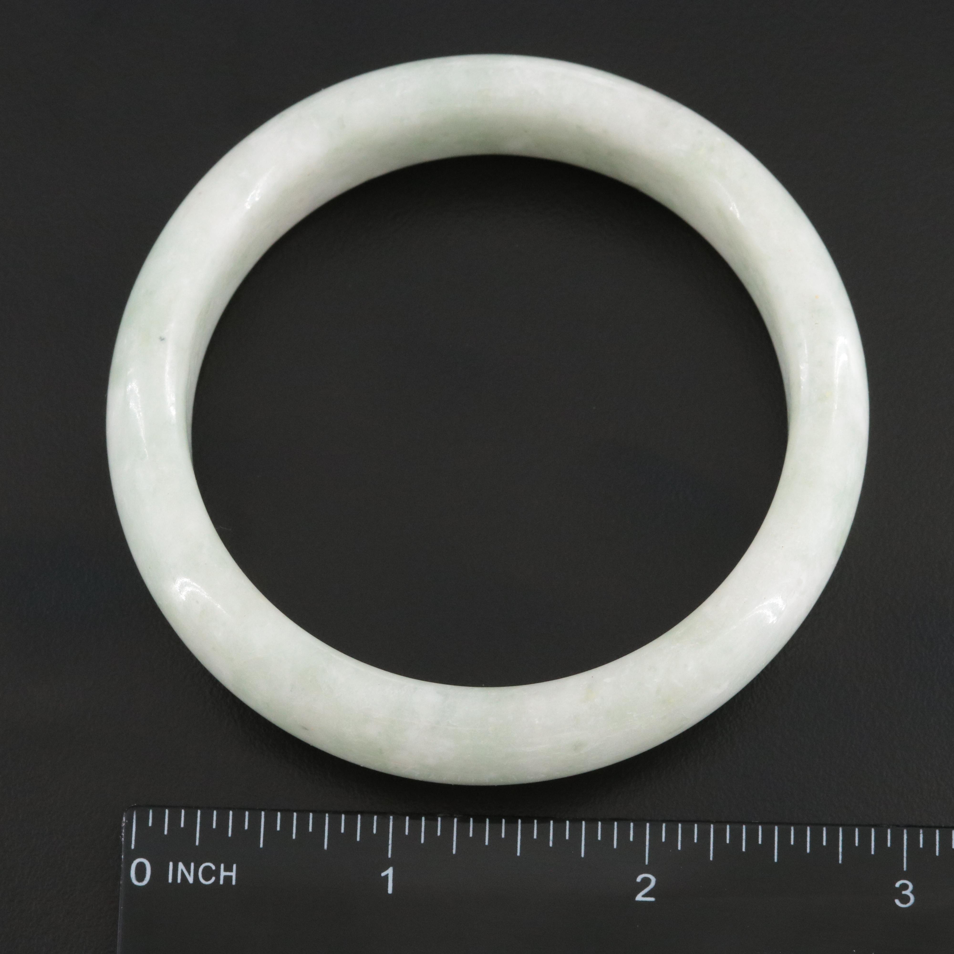 Jadeite Hololith Bangle