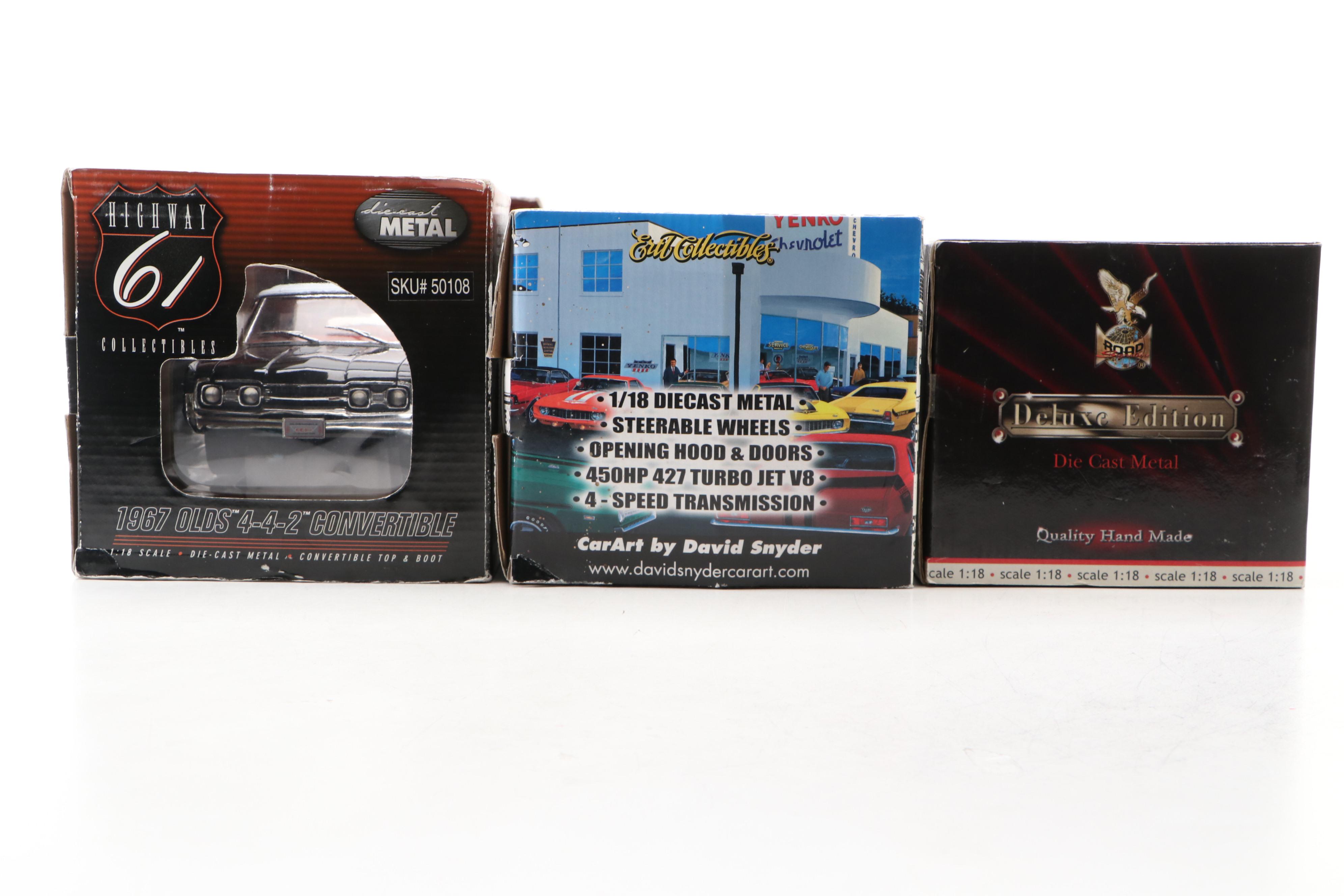 1960s Supercar, Highway 61 & Ertl Collectibles Scale Model Muscle Cars