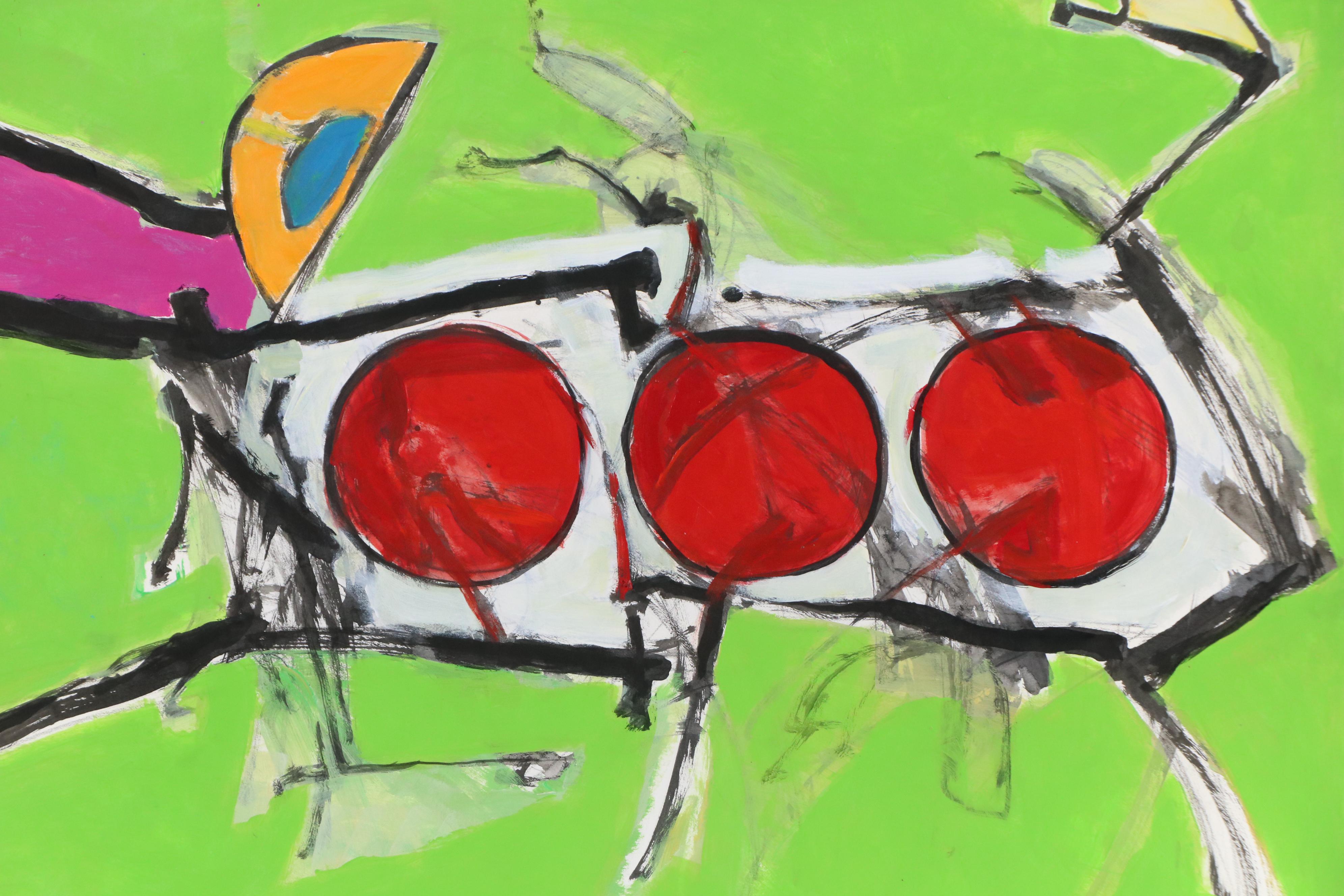 James L. Bruch Abstract Acrylic Painting