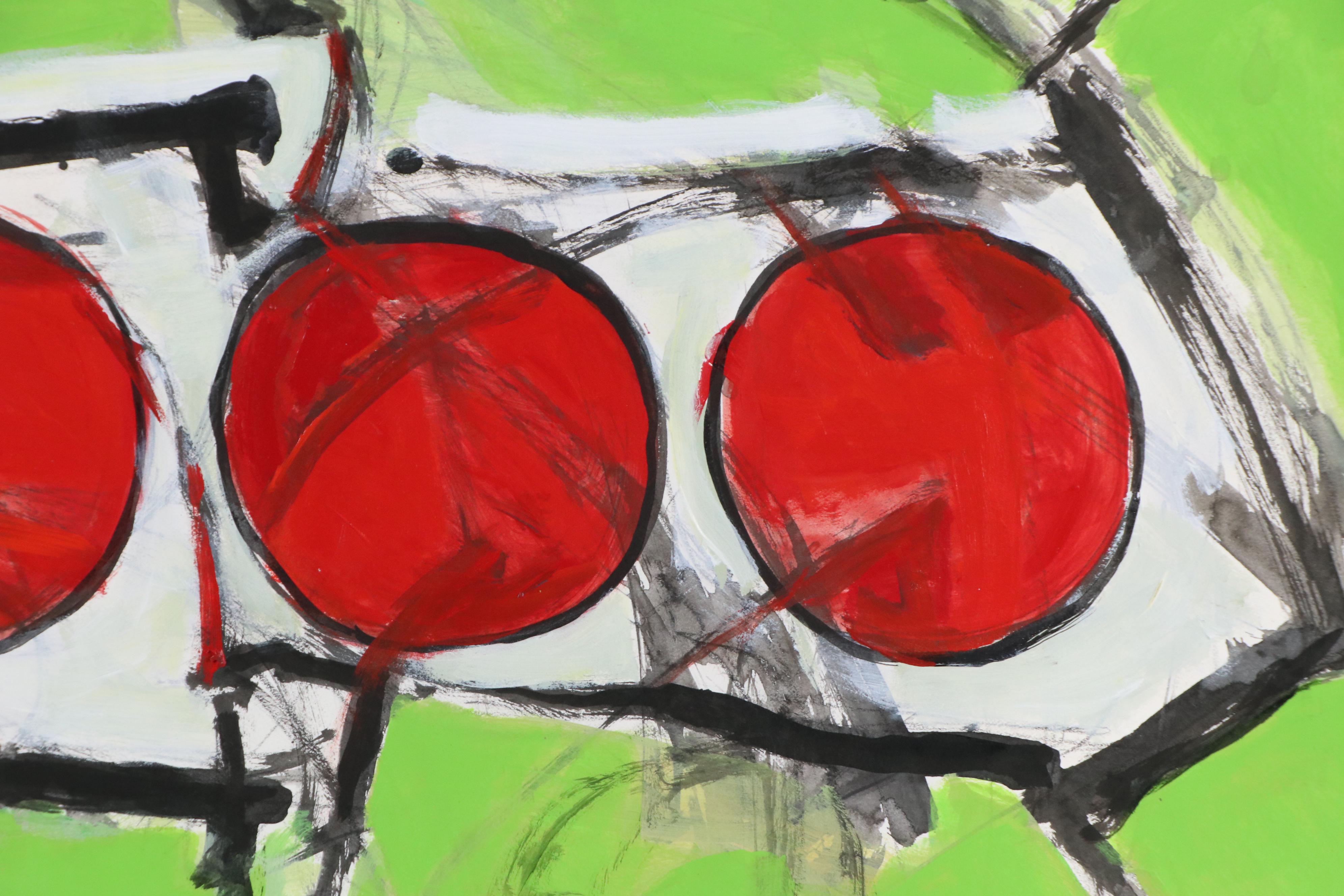 James L. Bruch Abstract Acrylic Painting