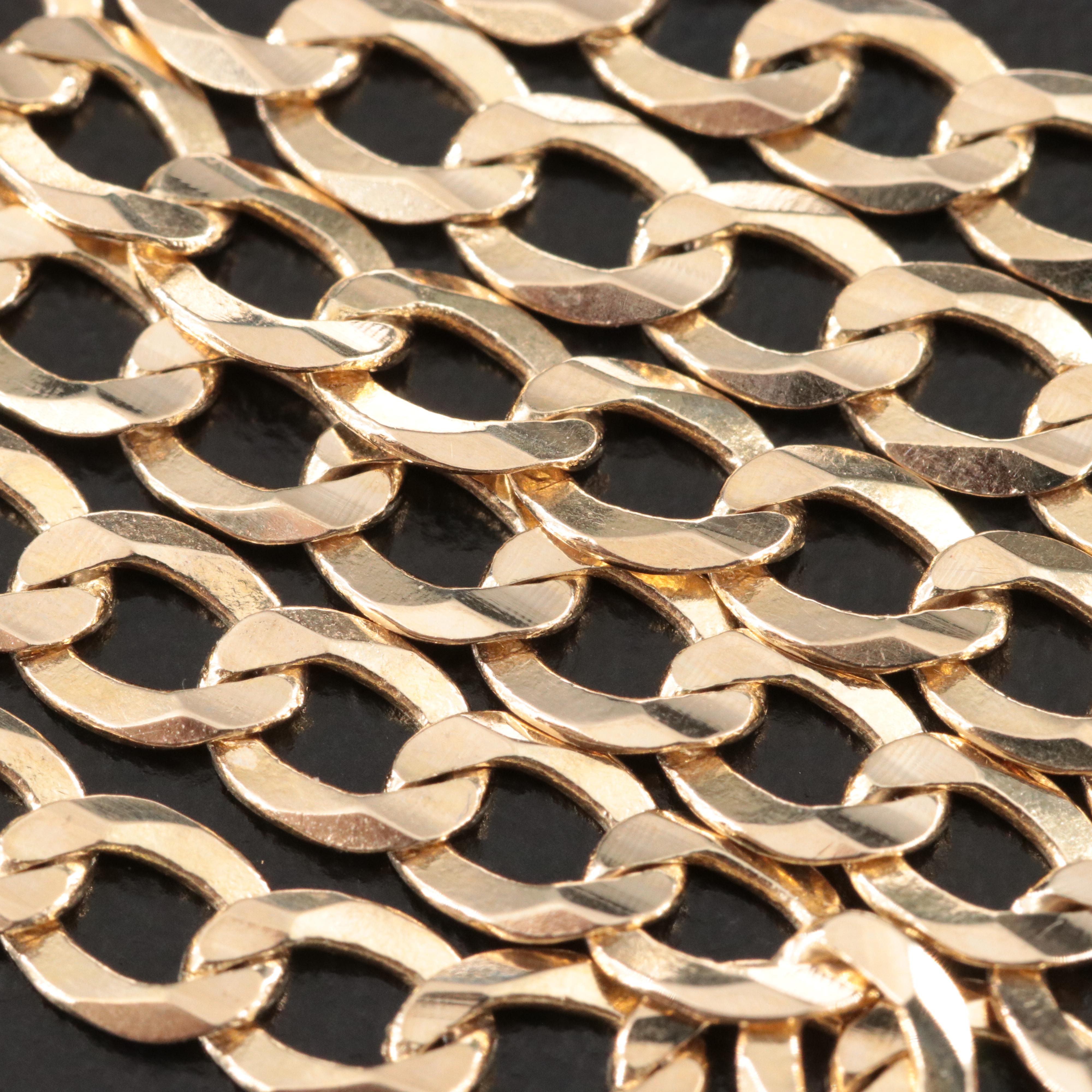 14K Curb Chain Necklace