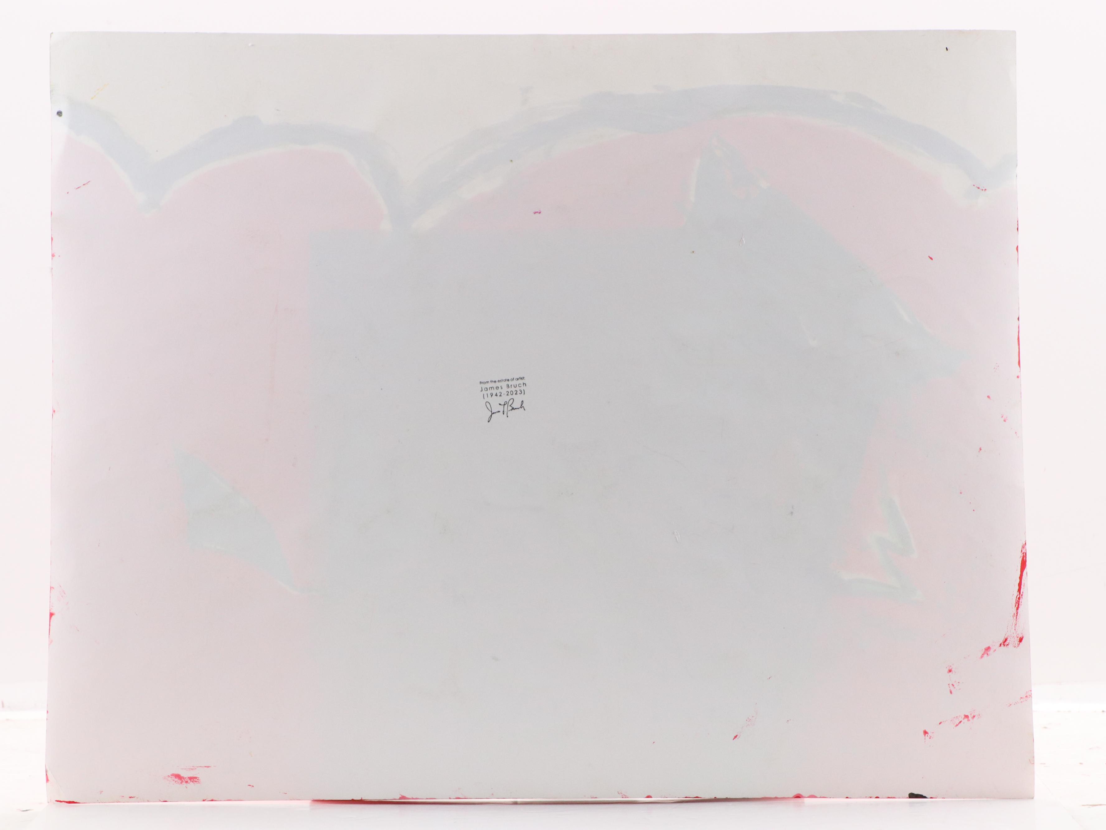 James L. Bruch Abstract Acrylic Painting