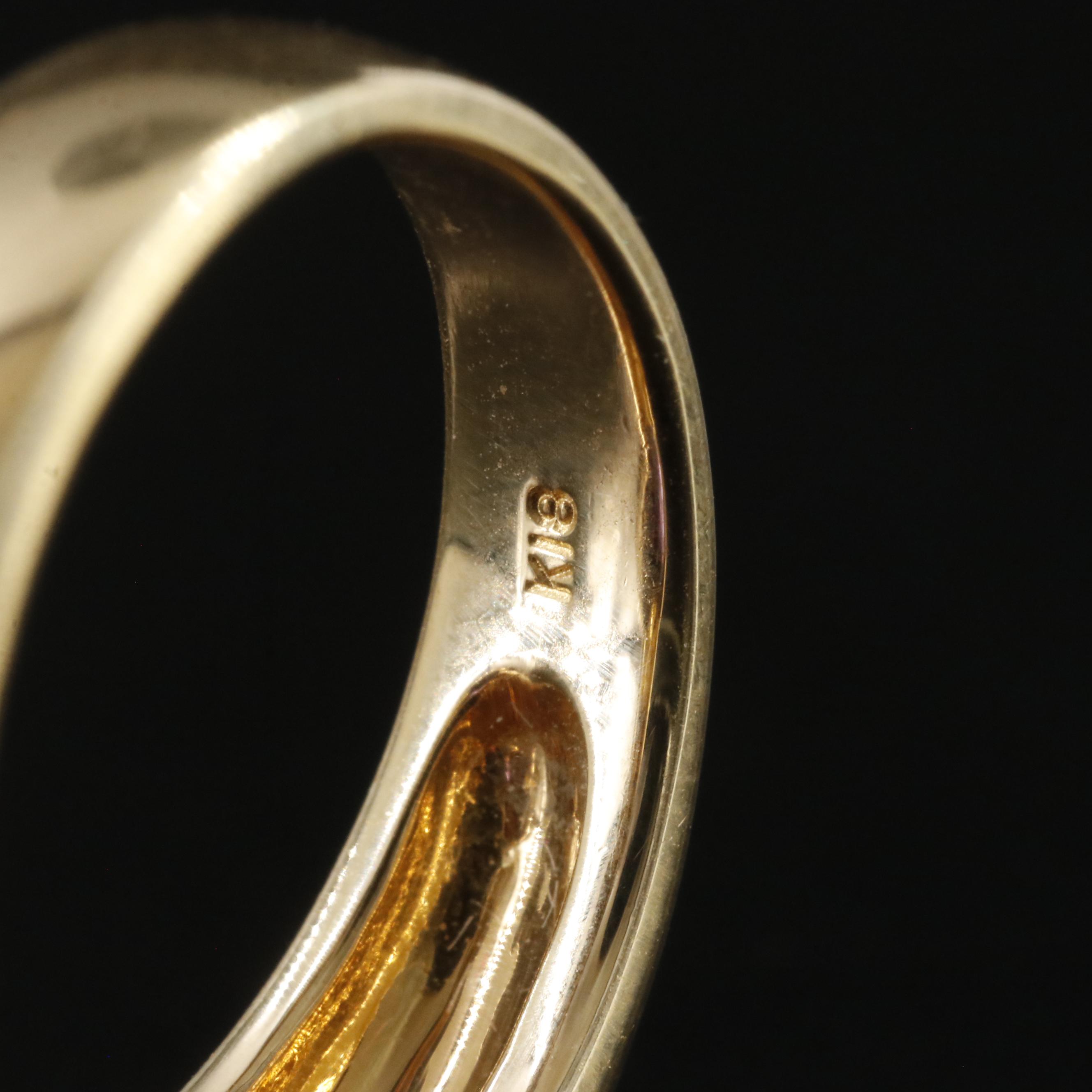 18K Amethyst and Diamond Ring