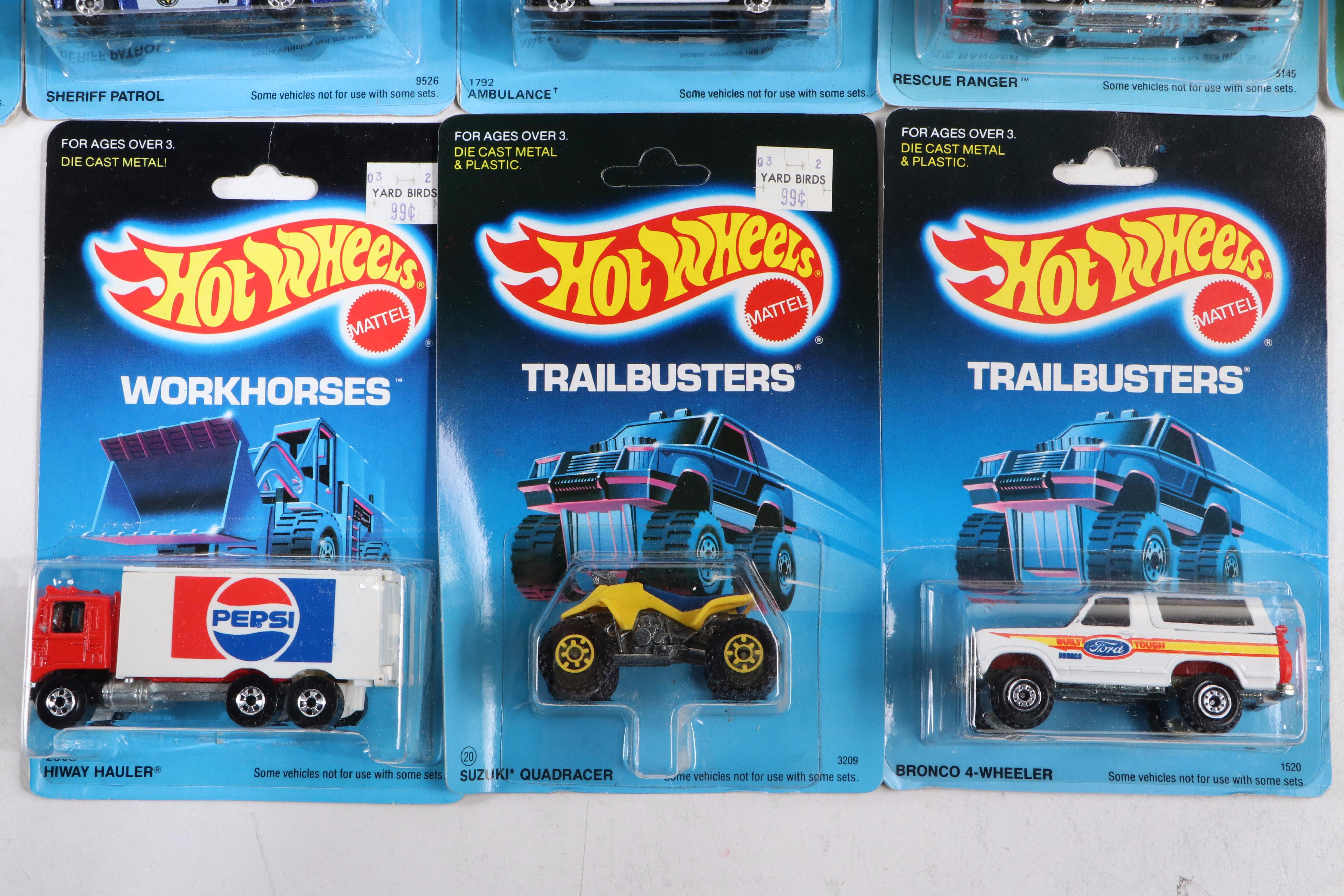 Hot Wheels "Hiway Hauler," "Ambulance" and More Toy Cars, 1980s