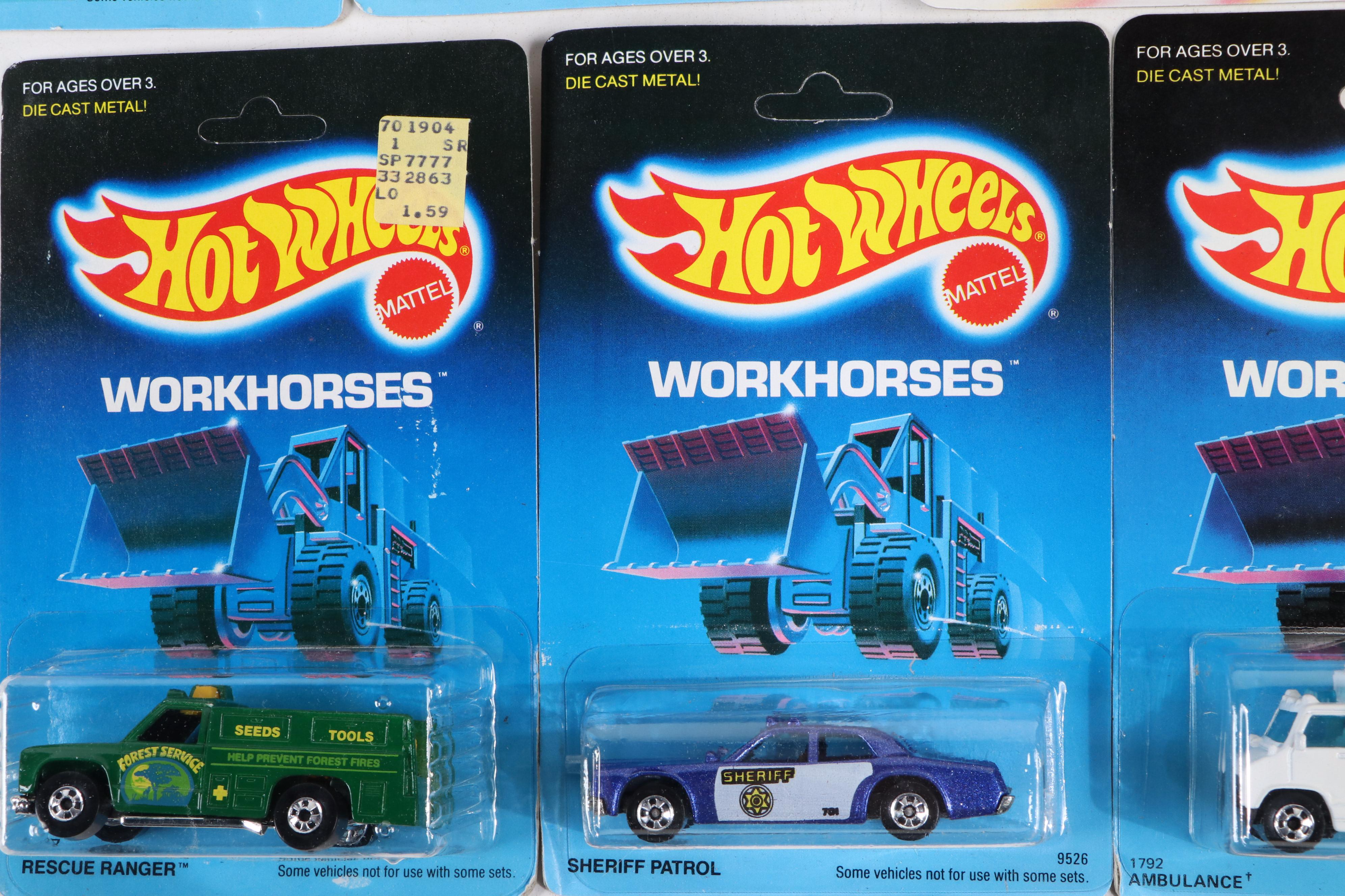 Hot Wheels "Hiway Hauler," "Ambulance" and More Toy Cars, 1980s