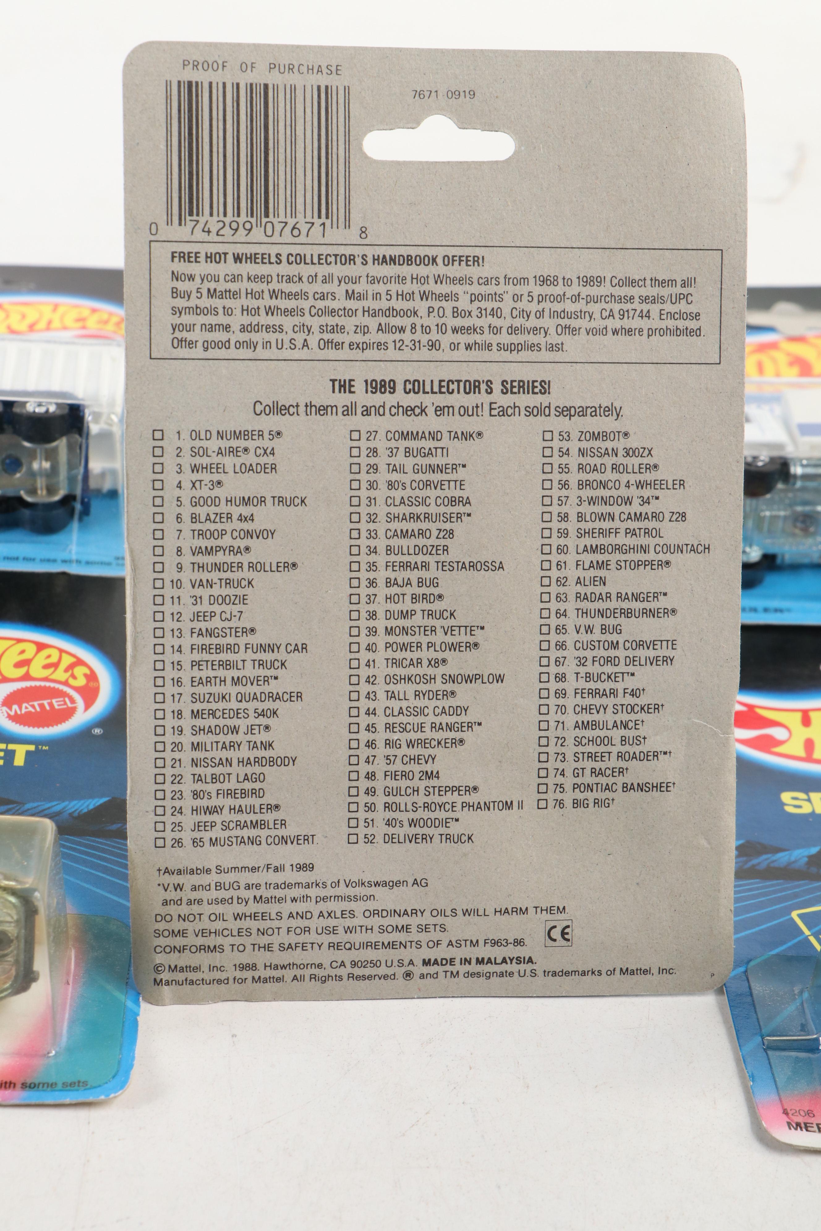 Hot Wheels "Hiway Hauler," "Ambulance" and More Toy Cars, 1980s