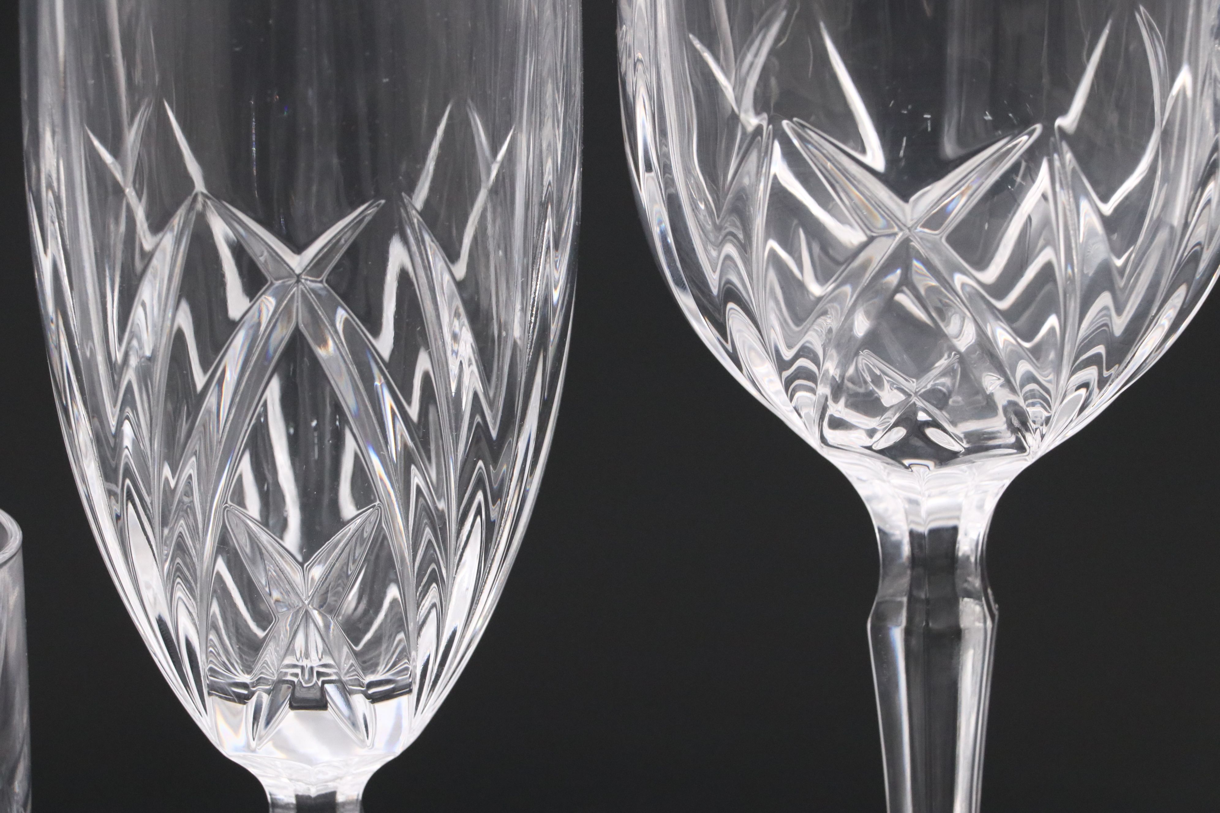 Marquis by Waterford "Brookside" Iced Tea, Double Old Fashioned and Goblets