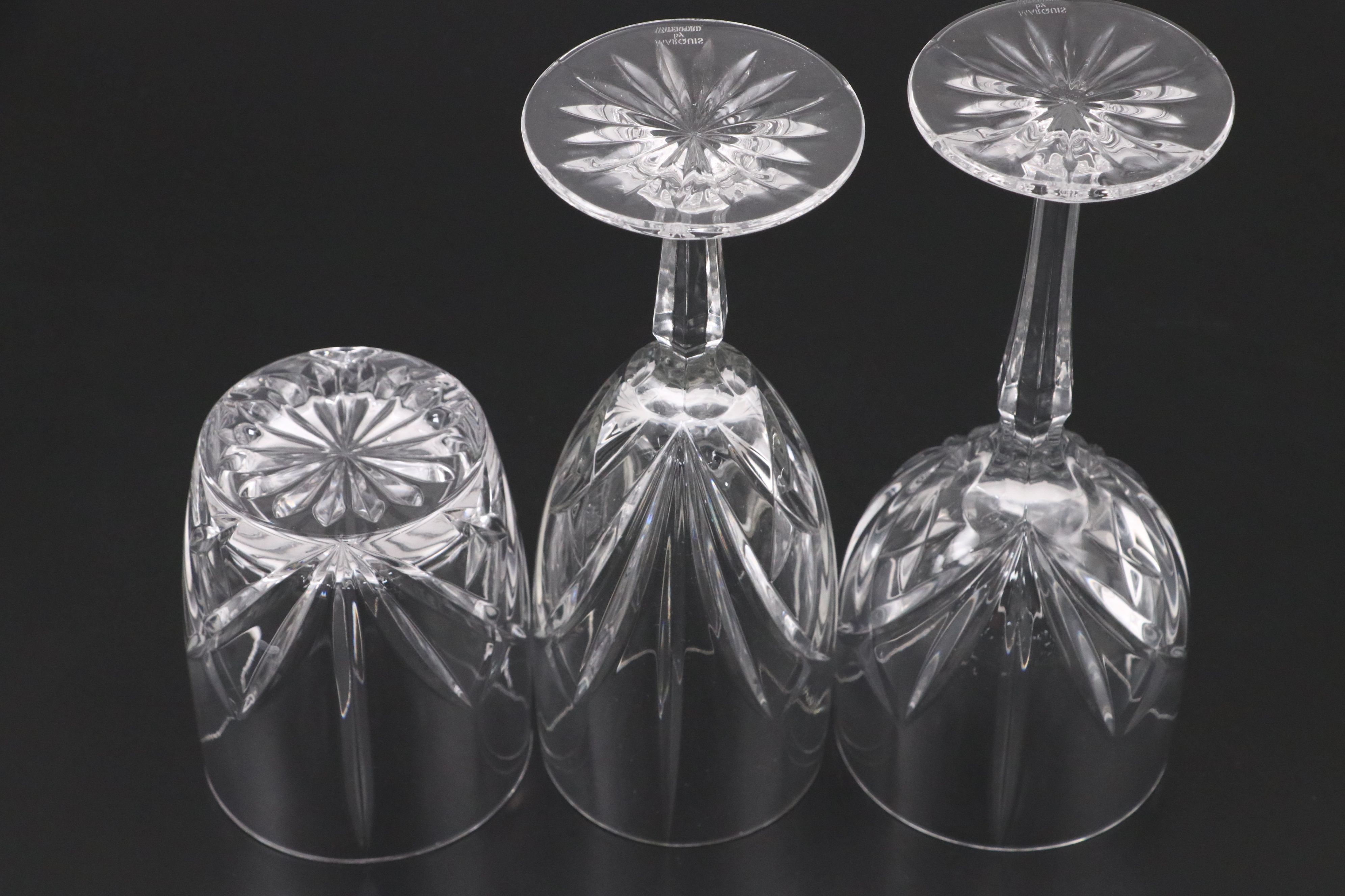 Marquis by Waterford "Brookside" Iced Tea, Double Old Fashioned and Goblets