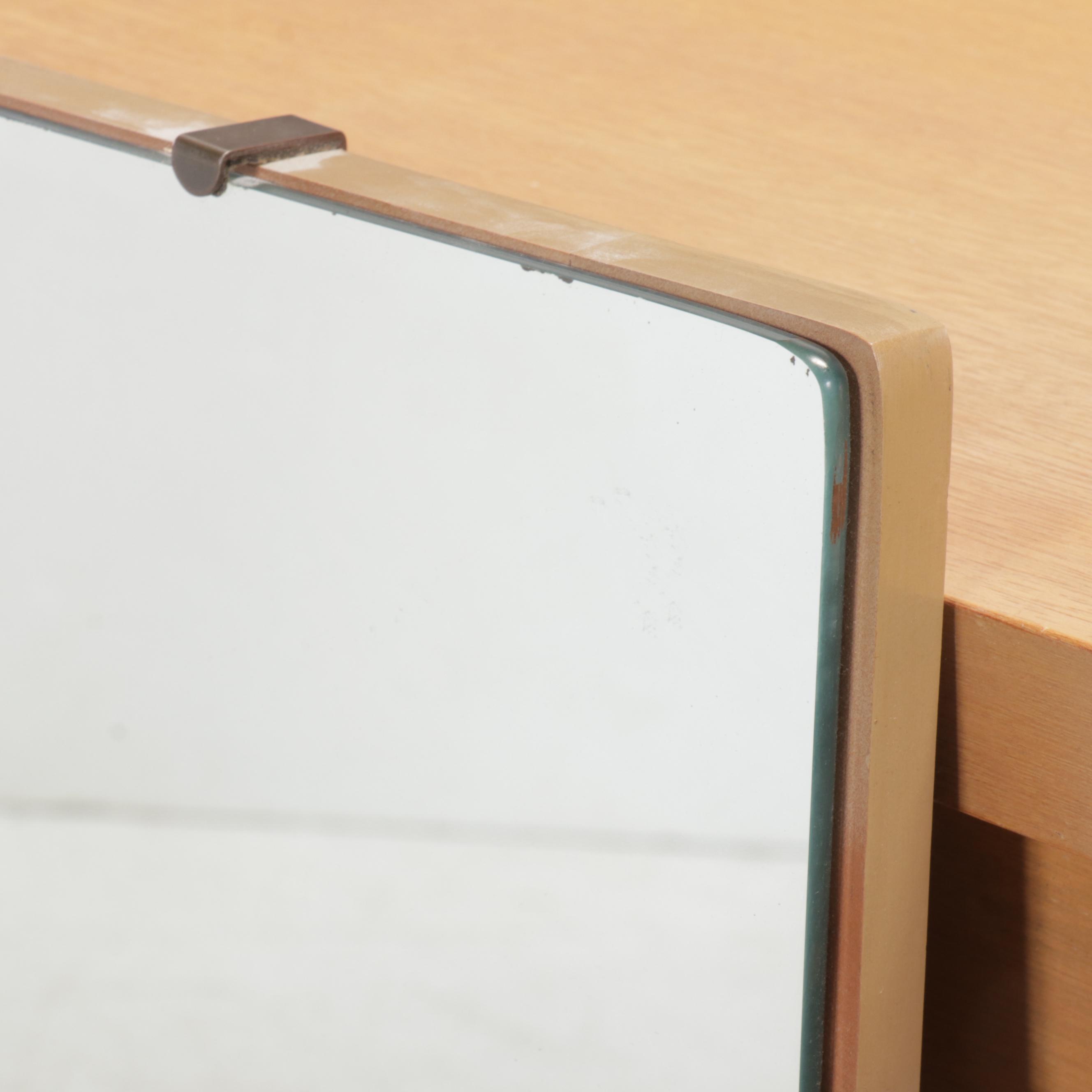 Mid Century Modern Maple Finish Double Dresser, Mid to Late 20th Century