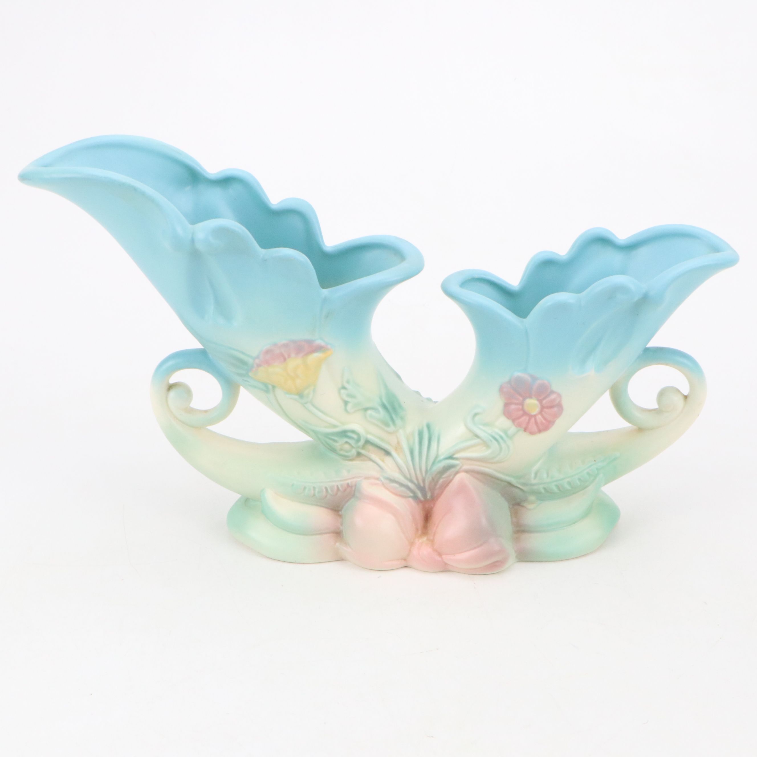 Hull Pottery "Bow Knot" Vases