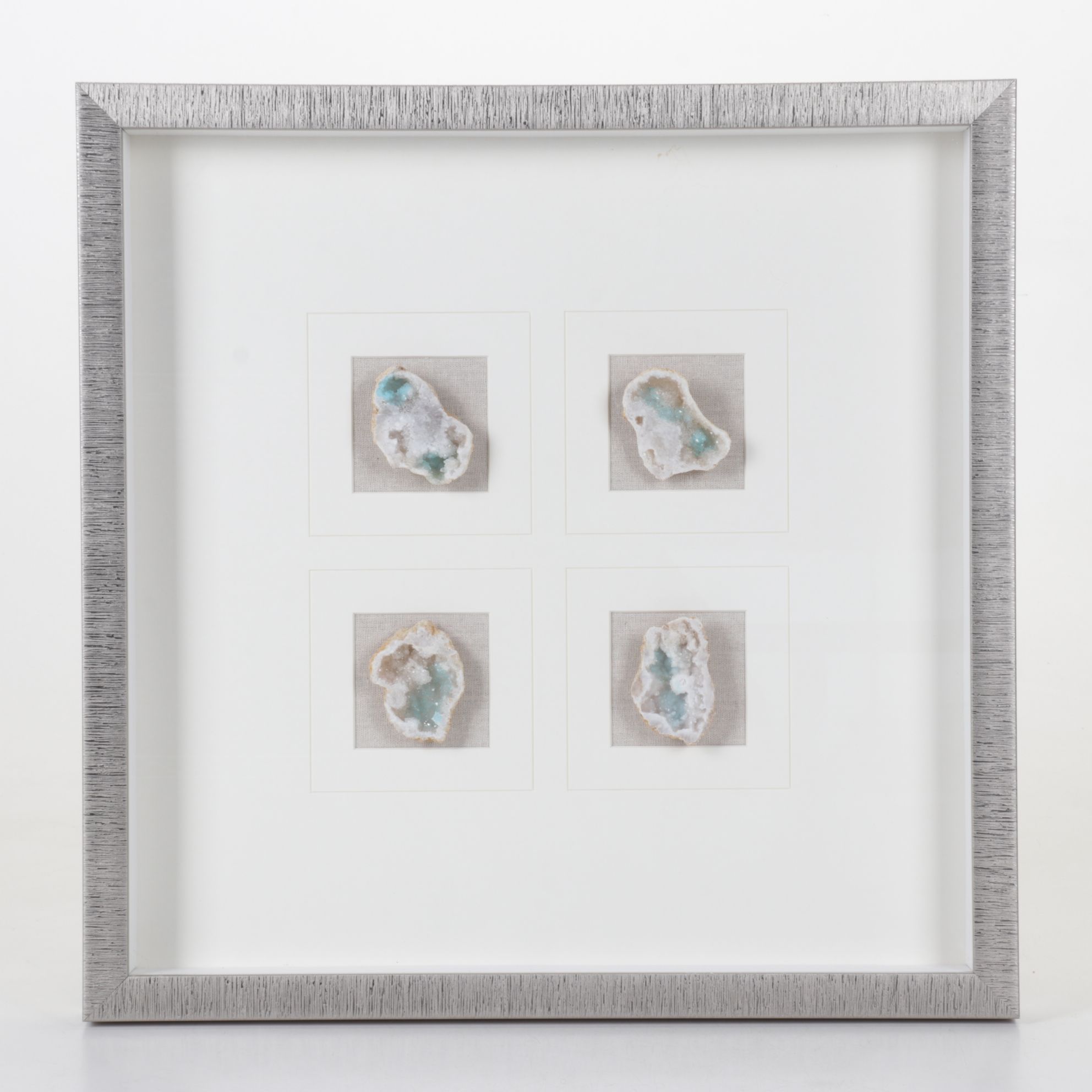 Framed Celestite Geode Specimens