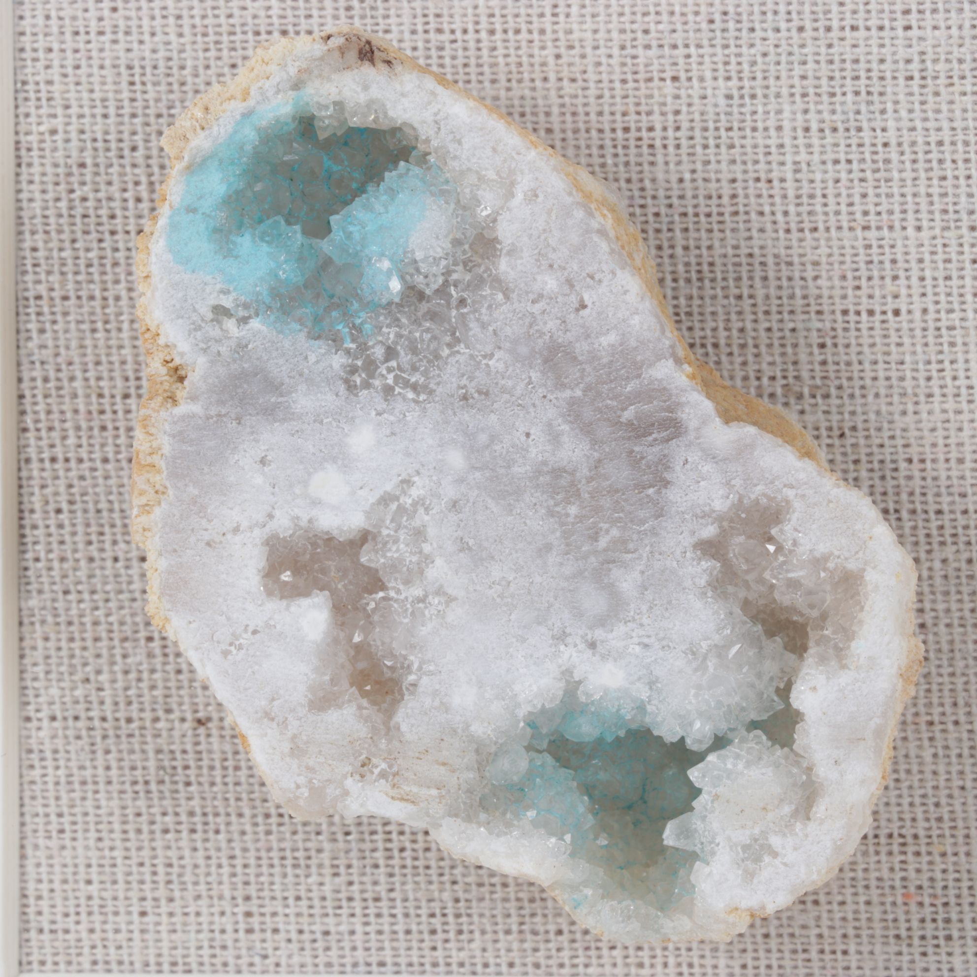 Framed Celestite Geode Specimens