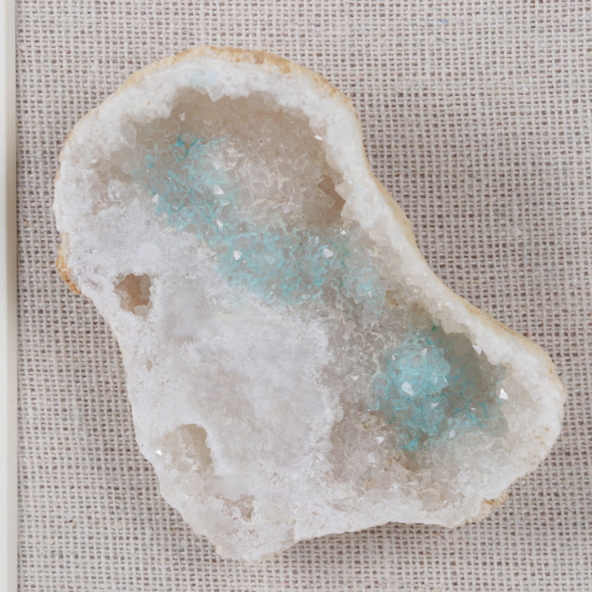 Framed Celestite Geode Specimens