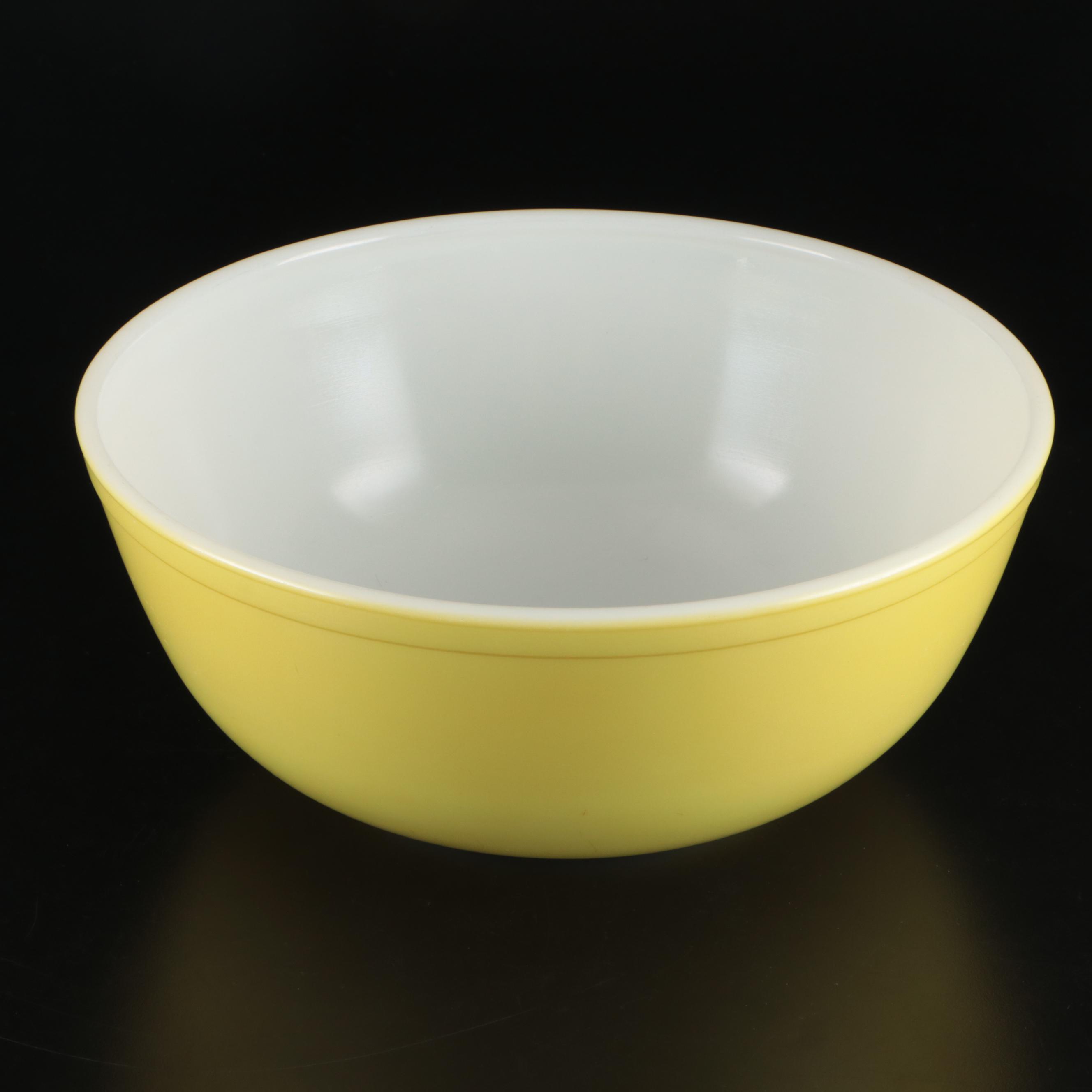 Pyrex Glass and Ceramic "Amish Butterprint" Baking Dishes and Mixing Bowls