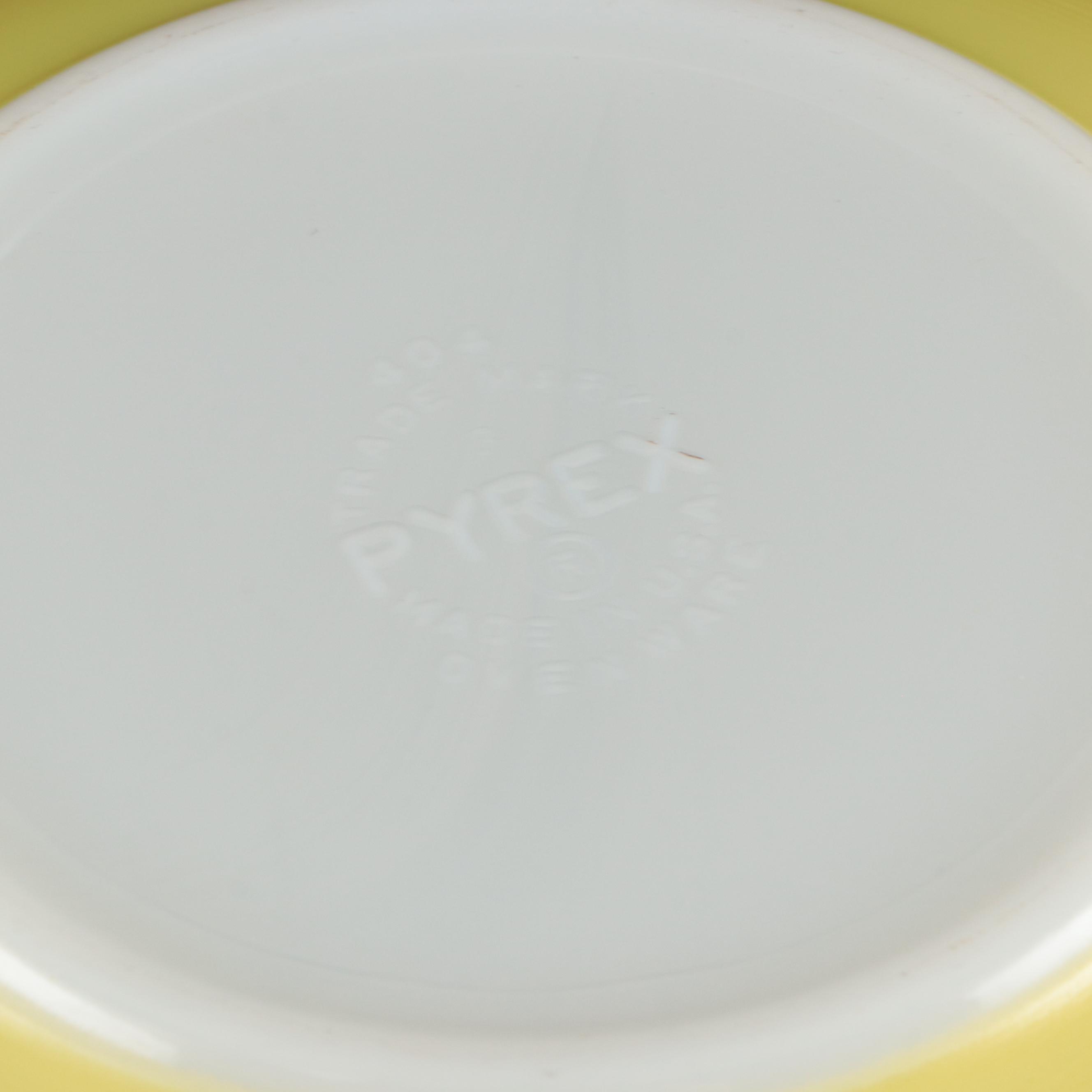 Pyrex Glass and Ceramic "Amish Butterprint" Baking Dishes and Mixing Bowls