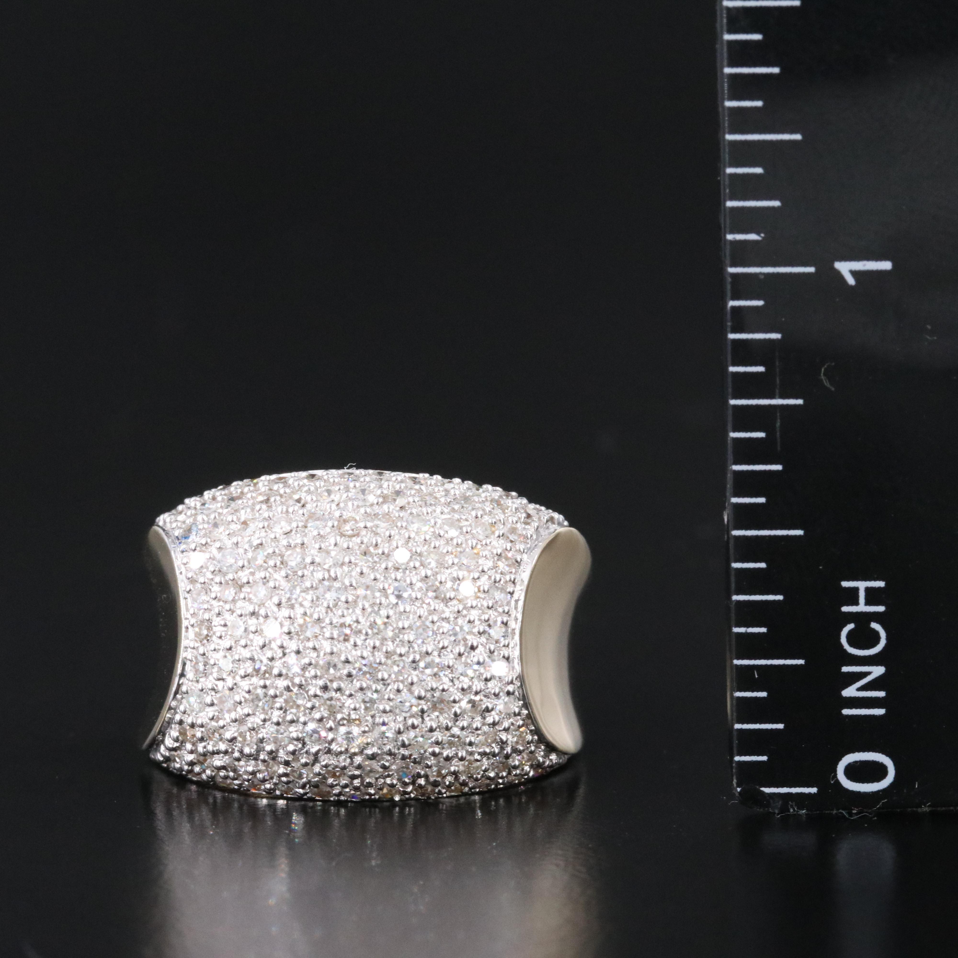 14K 1.09 CTW Diamond Saddle Ring