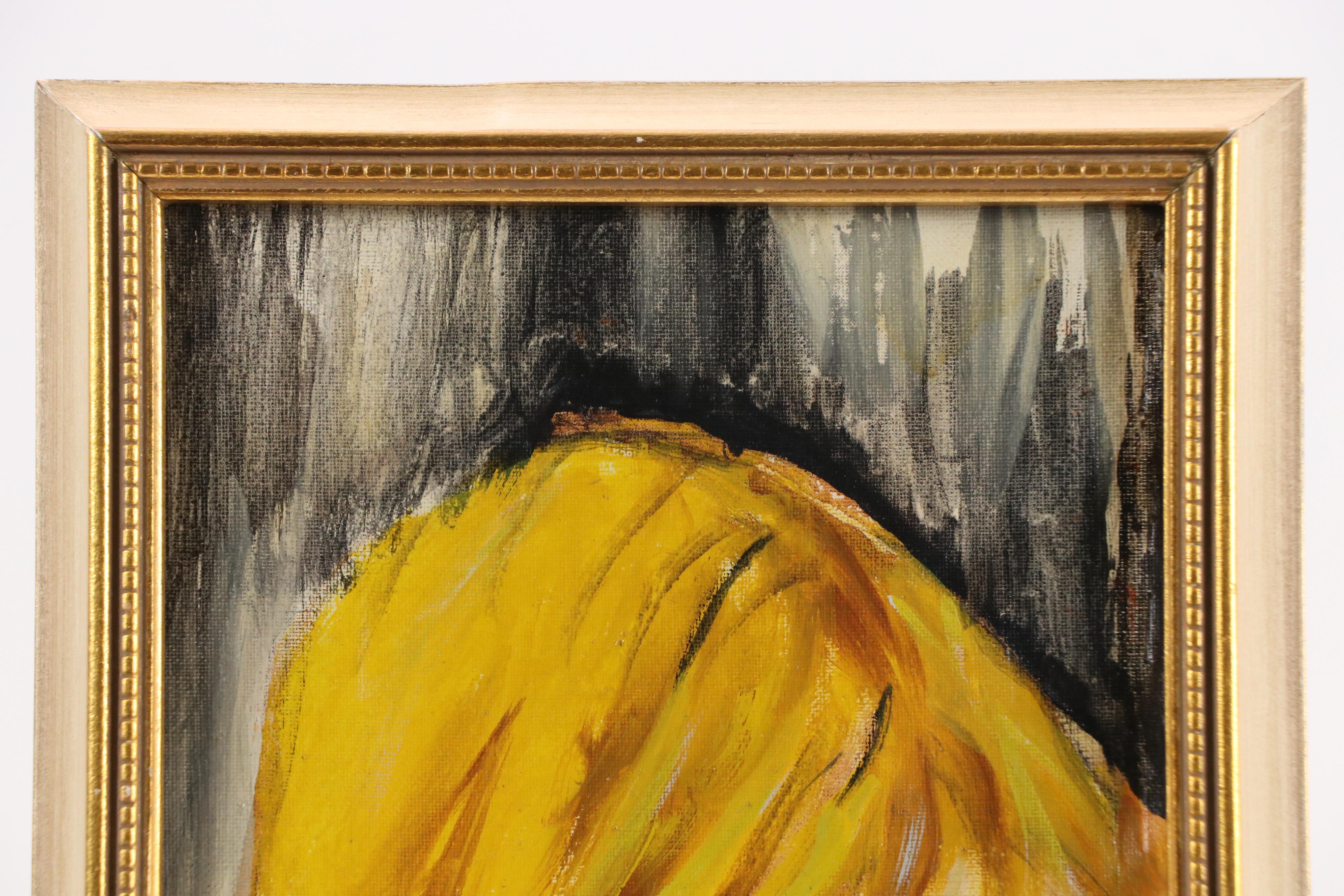 Stylized Oil Portrait, Circa 1966