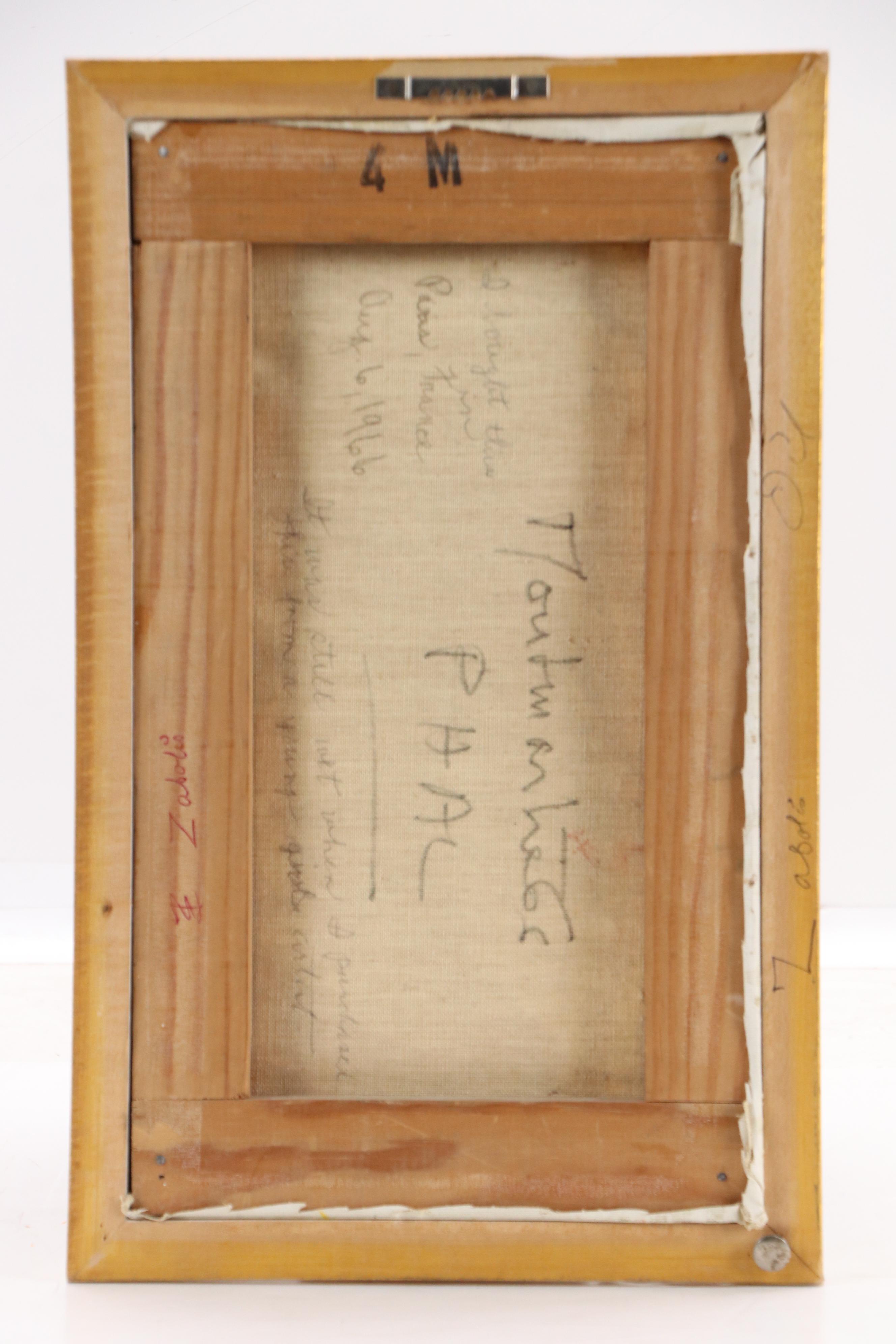 Stylized Oil Portrait, Circa 1966