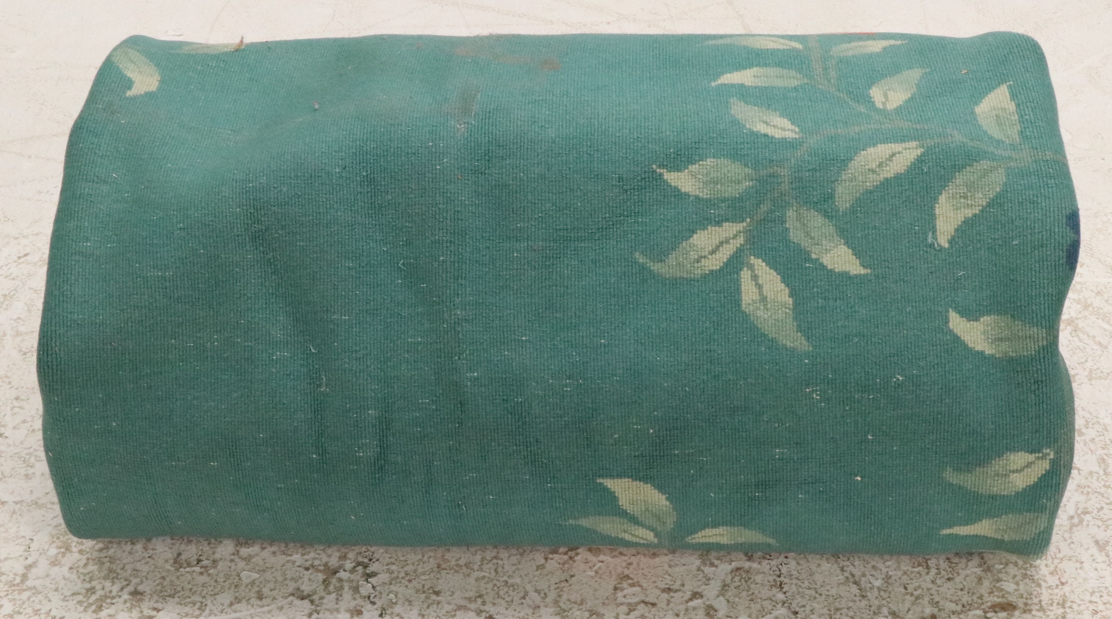 7'10 x 10'4 Hand-Knotted and Carved Chinese Art Nichols Style Area Rug