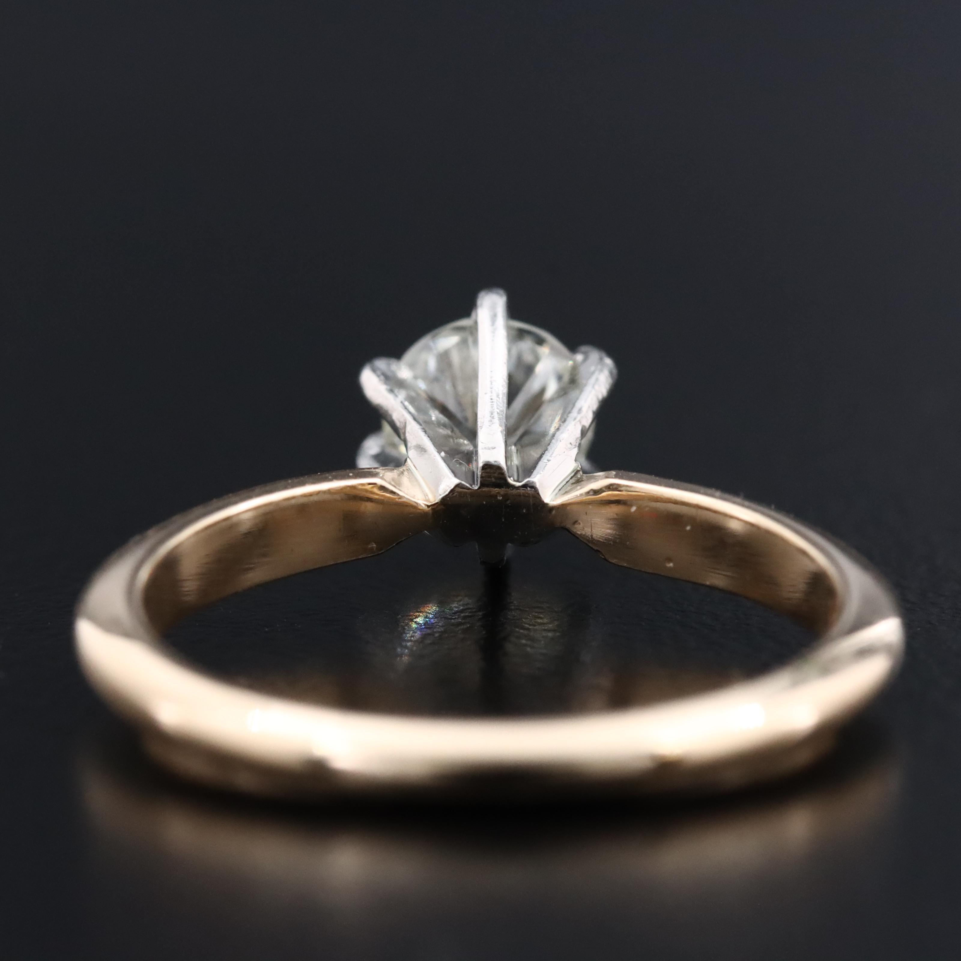 14K 0.61 CT Diamond Solitaire Ring