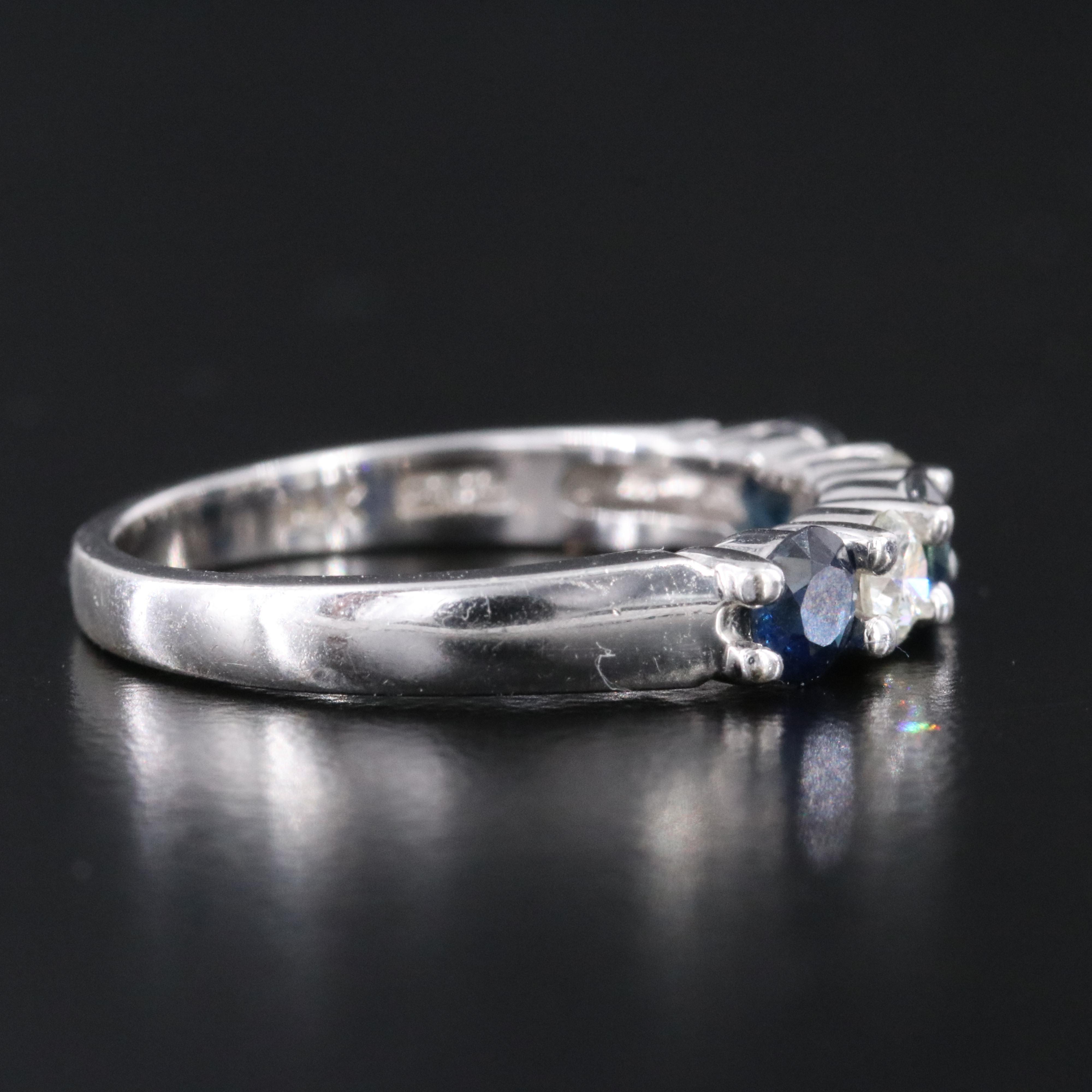 EFFY 14K Sapphire and 0.24 CTW Diamond Ring