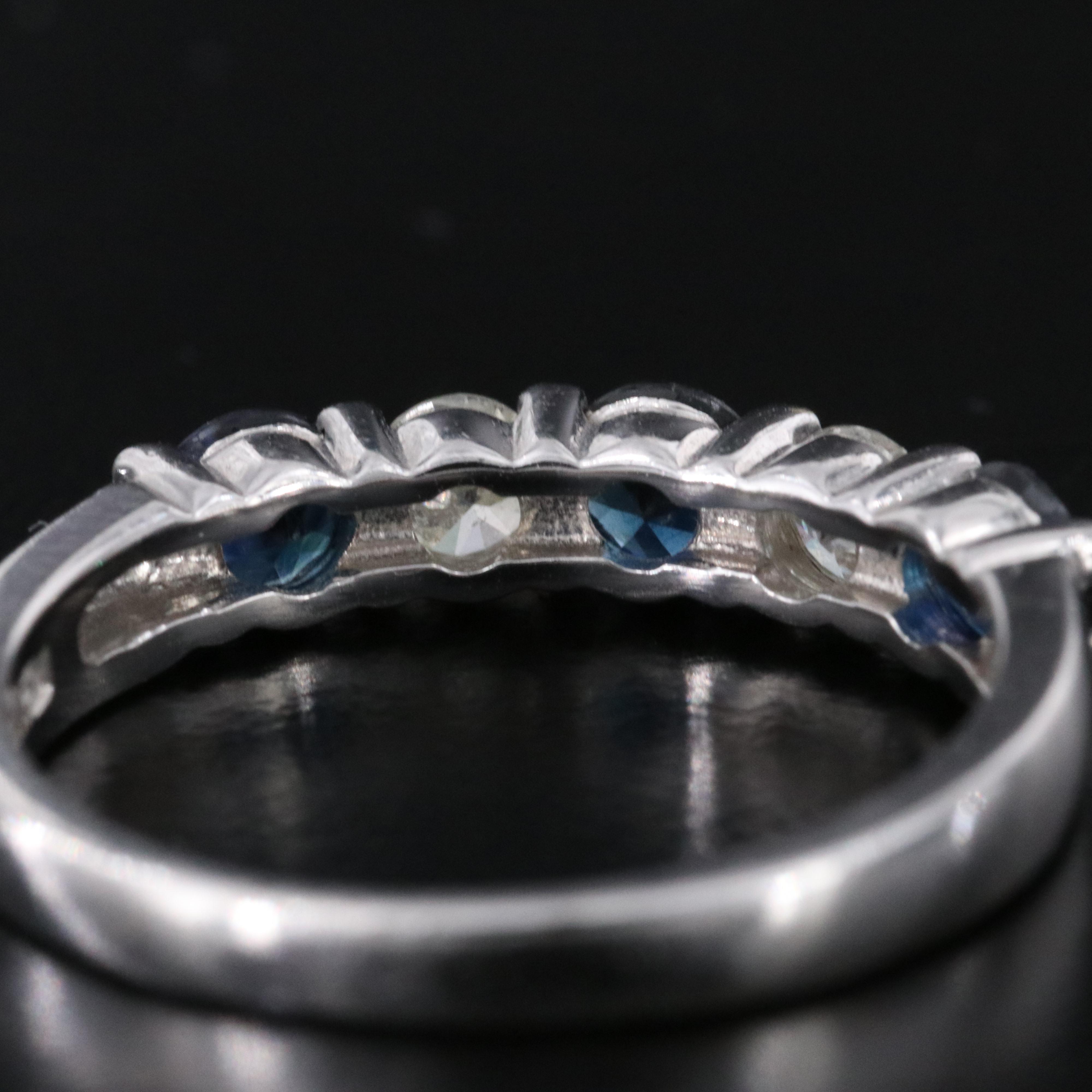 EFFY 14K Sapphire and 0.24 CTW Diamond Ring