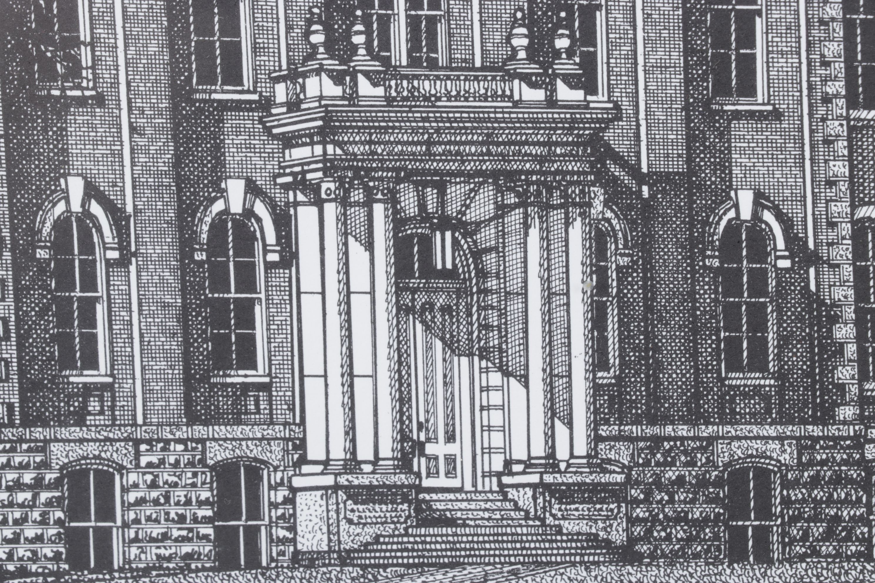 Richard C. Despain "Old Main" Pen and Ink Print, 1994