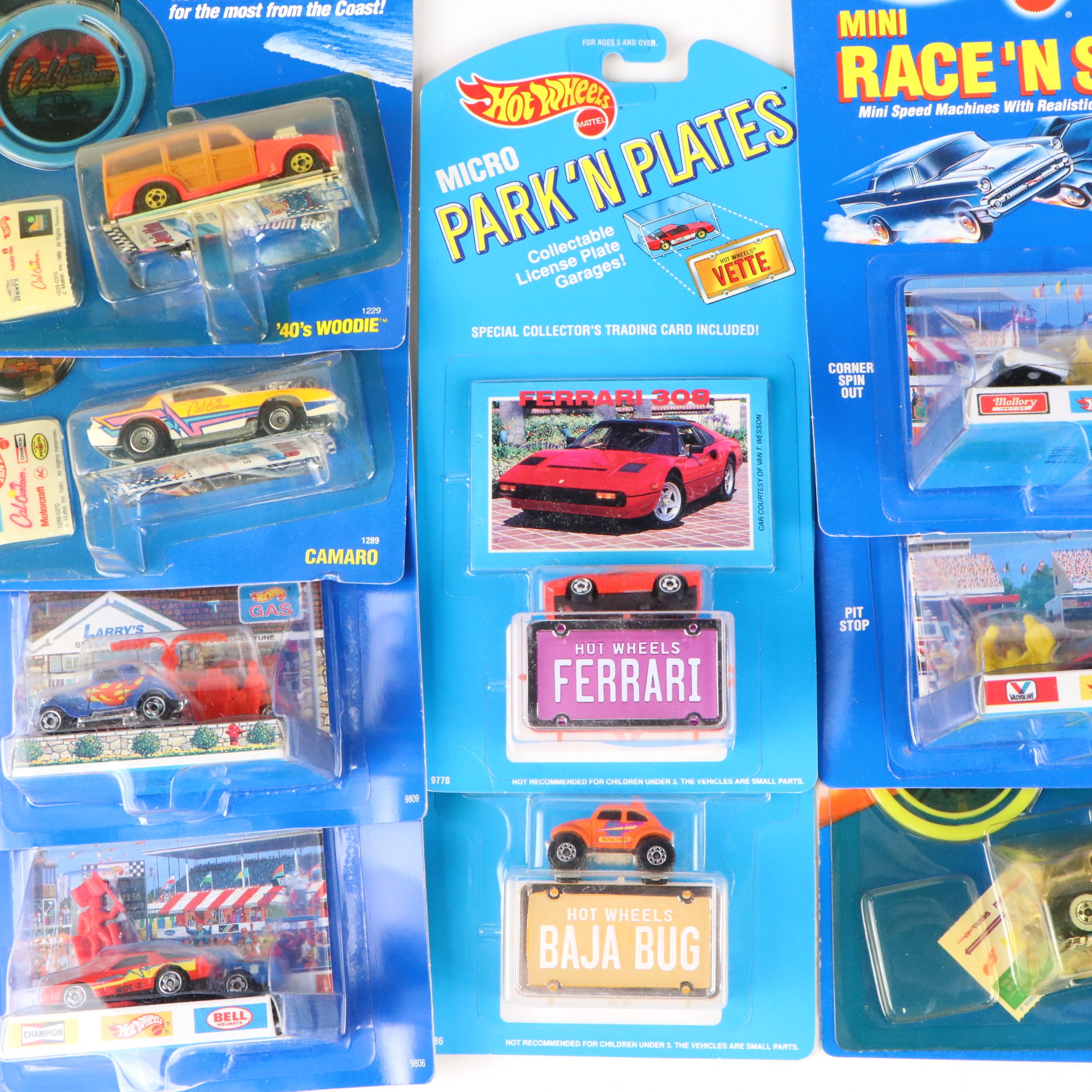 Hot Wheels "Repair Garage," "Camaro," and More Toy Cars, 1989