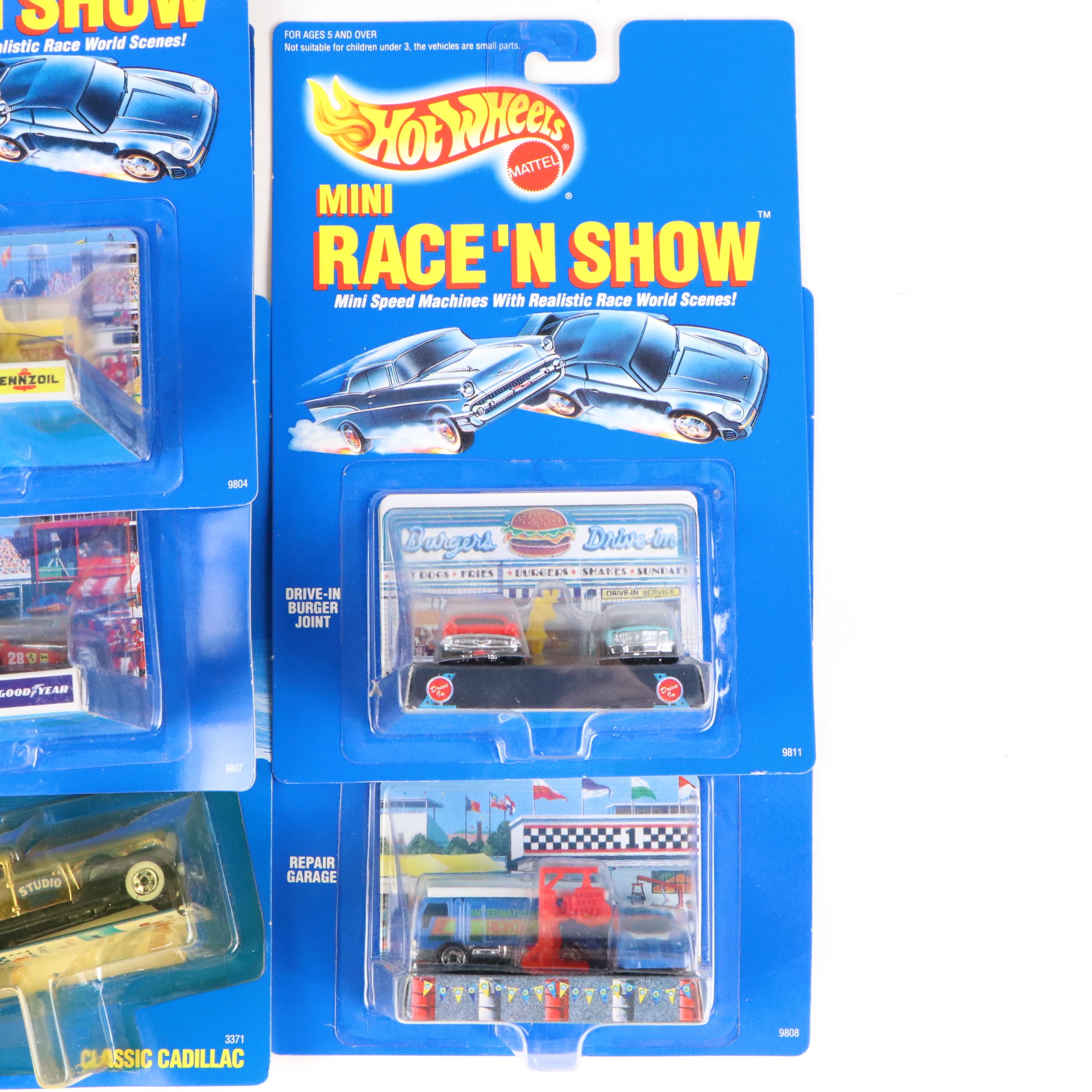 Hot Wheels "Repair Garage," "Camaro," and More Toy Cars, 1989