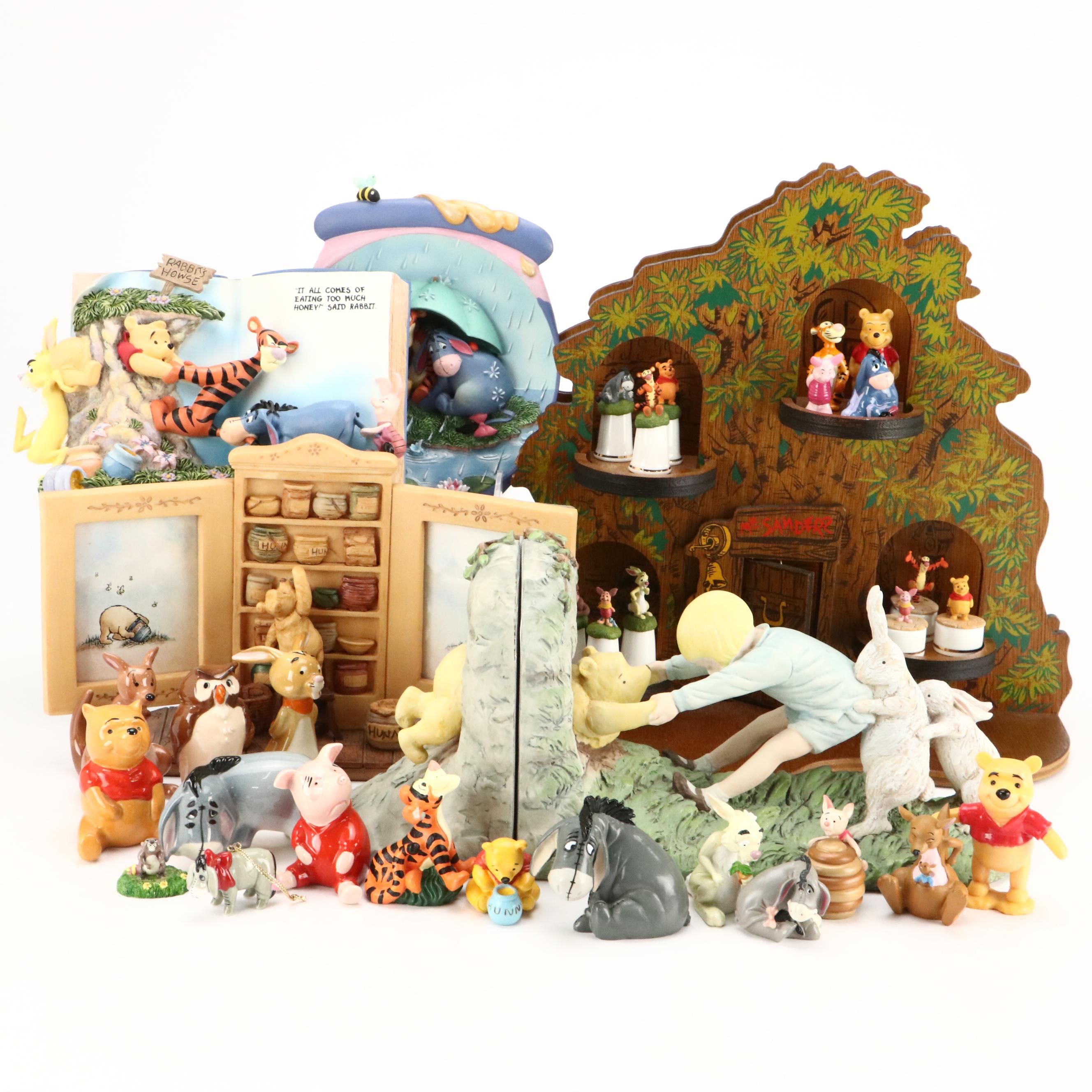 Beswick with Other Ceramic "Winnie the Pooh" Figurines and Décor