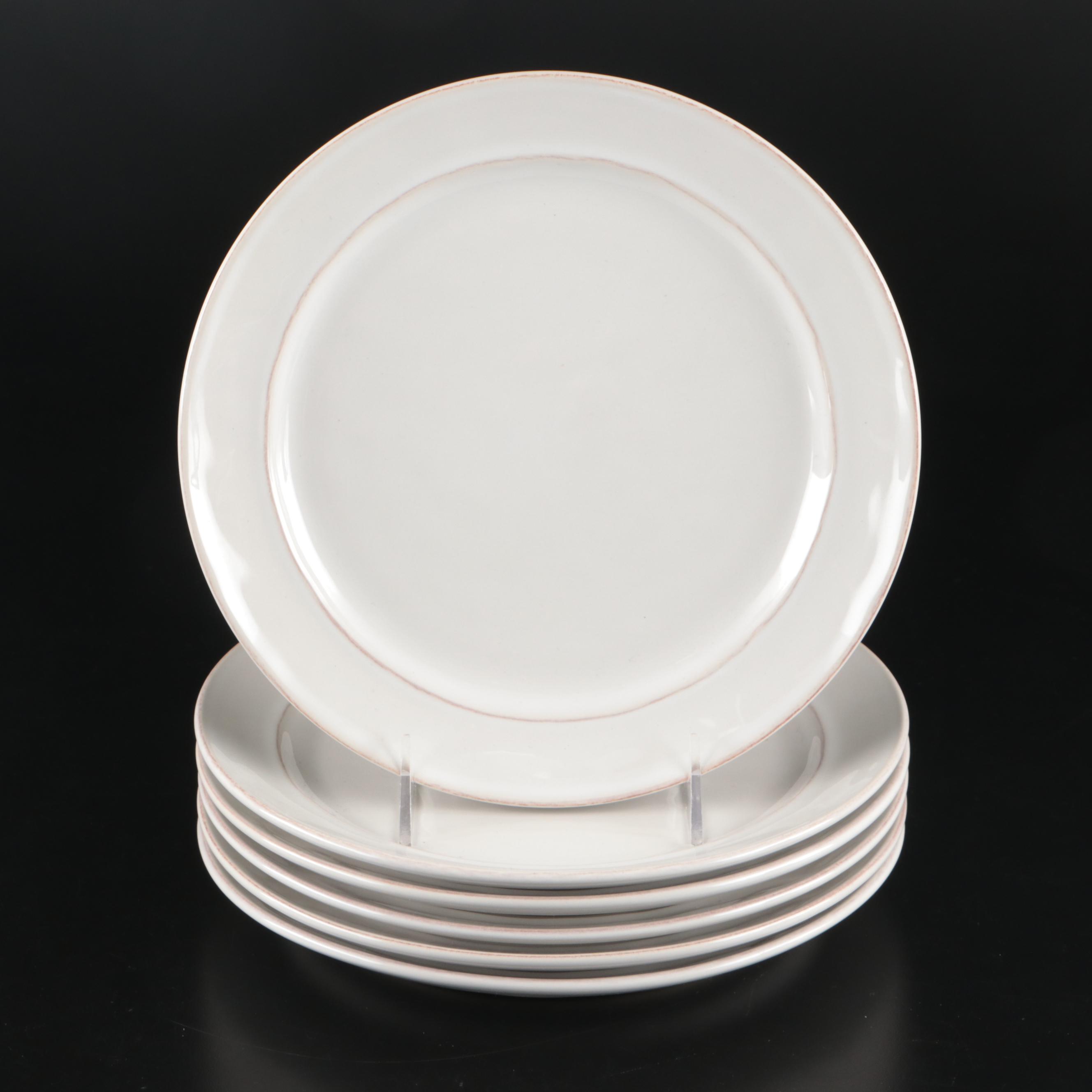 Tiffany & Co. "Strasbourg Flowers" Porcelain Pitcher with Pottery Barn Plates