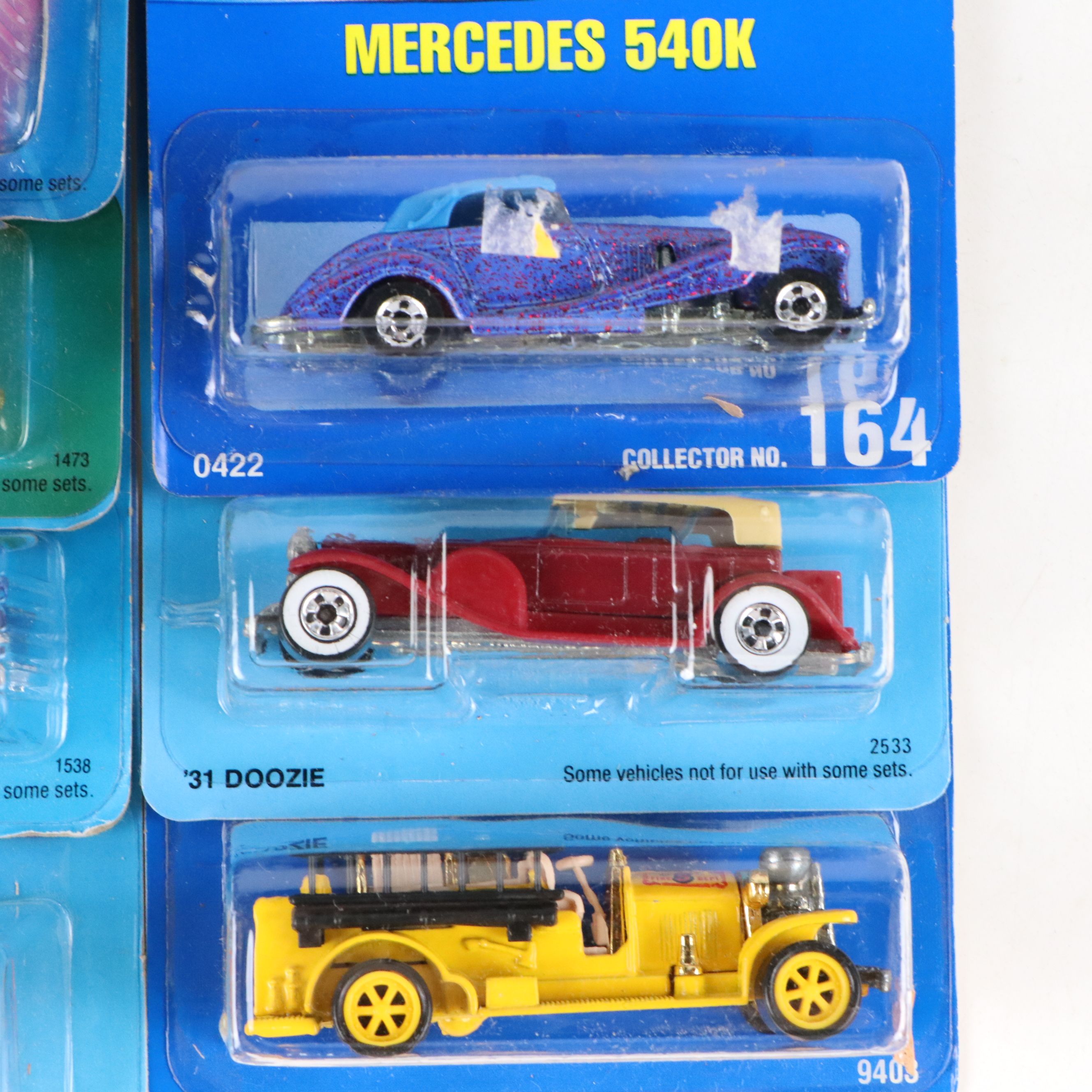 Hot Wheels "Mercedes 540K," "T-Bucket" and More Toy Cars, 1980s–1990s