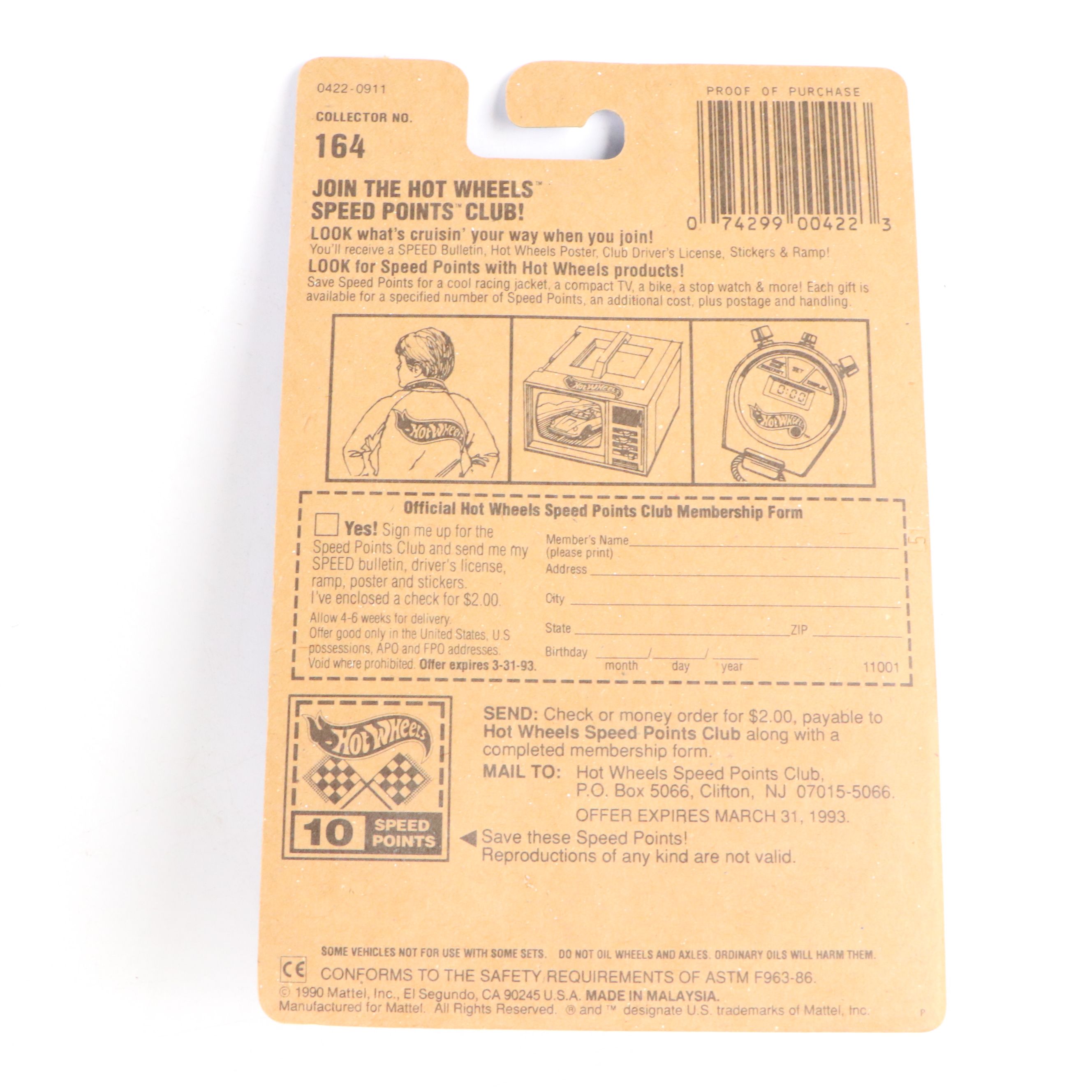 Hot Wheels "Mercedes 540K," "T-Bucket" and More Toy Cars, 1980s–1990s