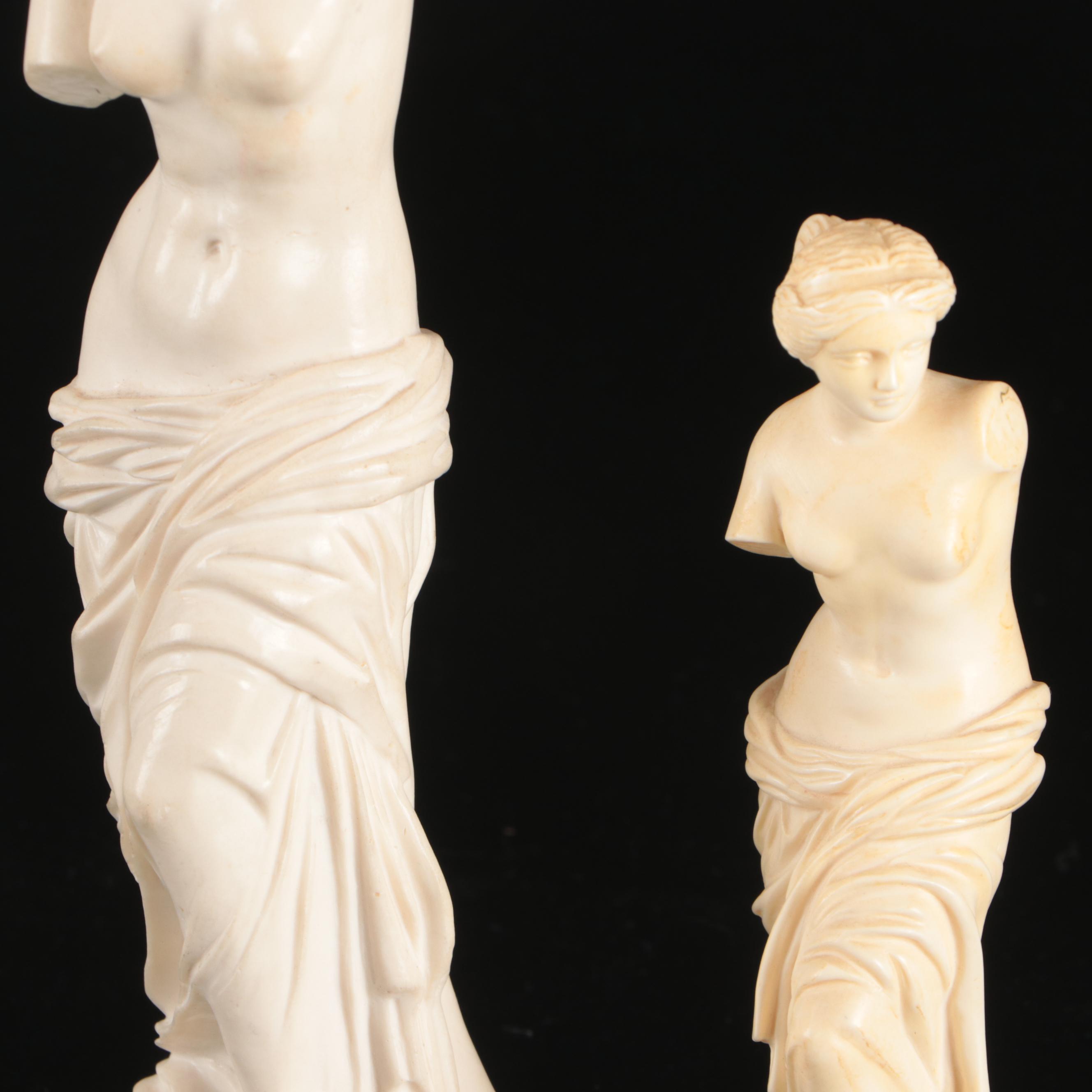 Replica "Venus de Milo" Resin Sculptures with "The Thinker" Resin Sculpture