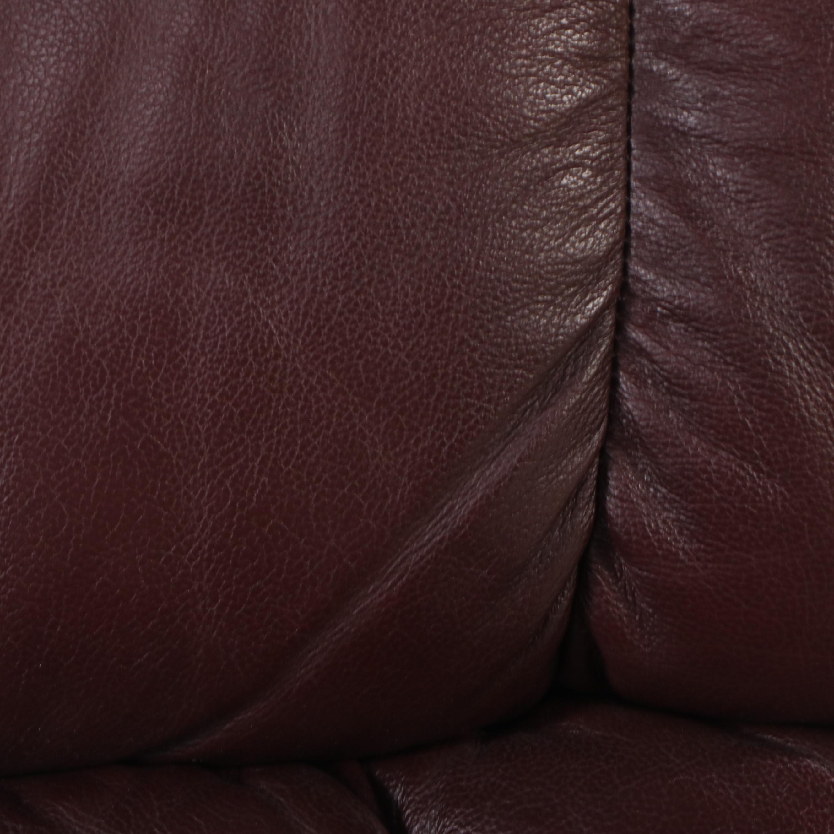 La-Z-Boy Burgundy Faux Leather Recliner