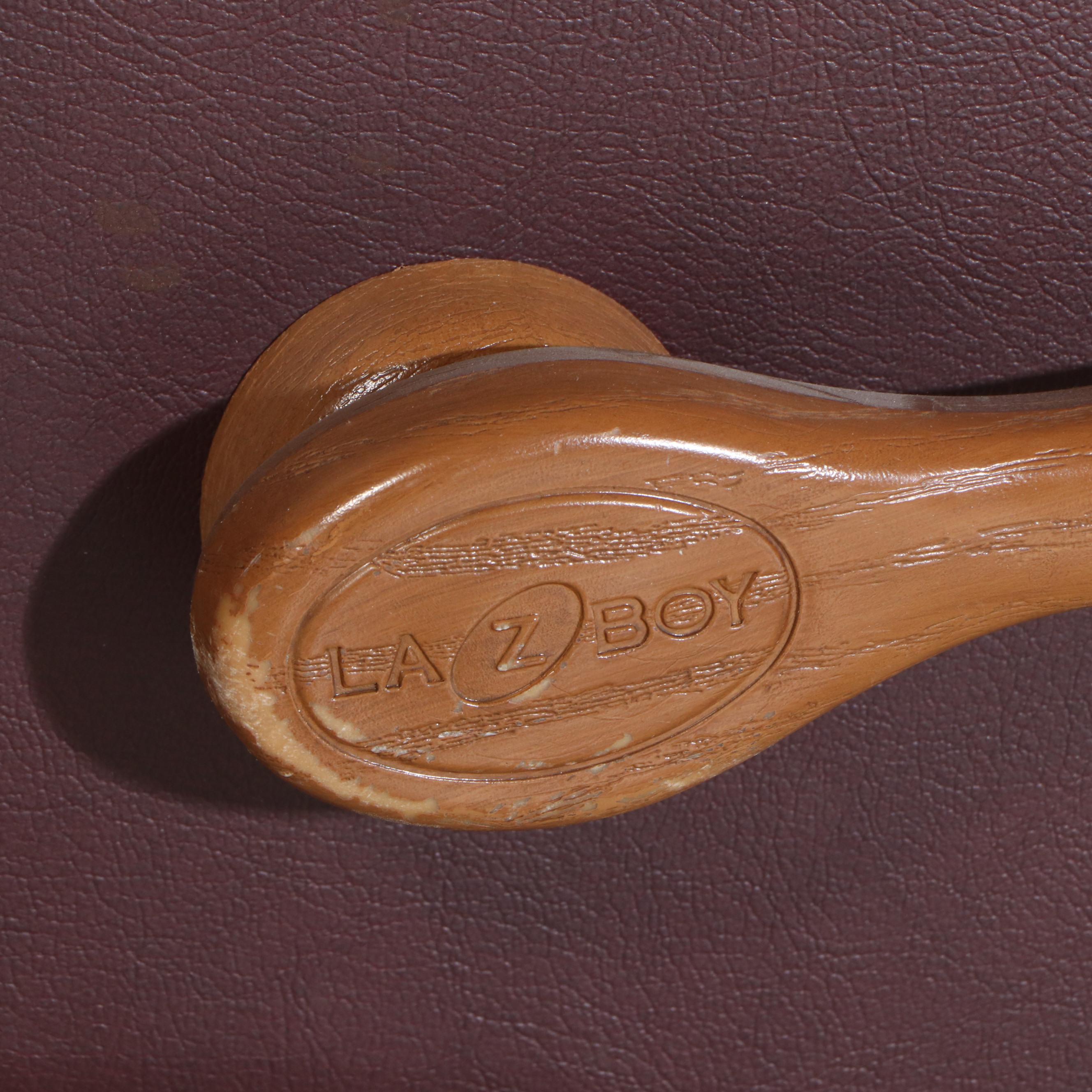 La-Z-Boy Burgundy Faux Leather Recliner