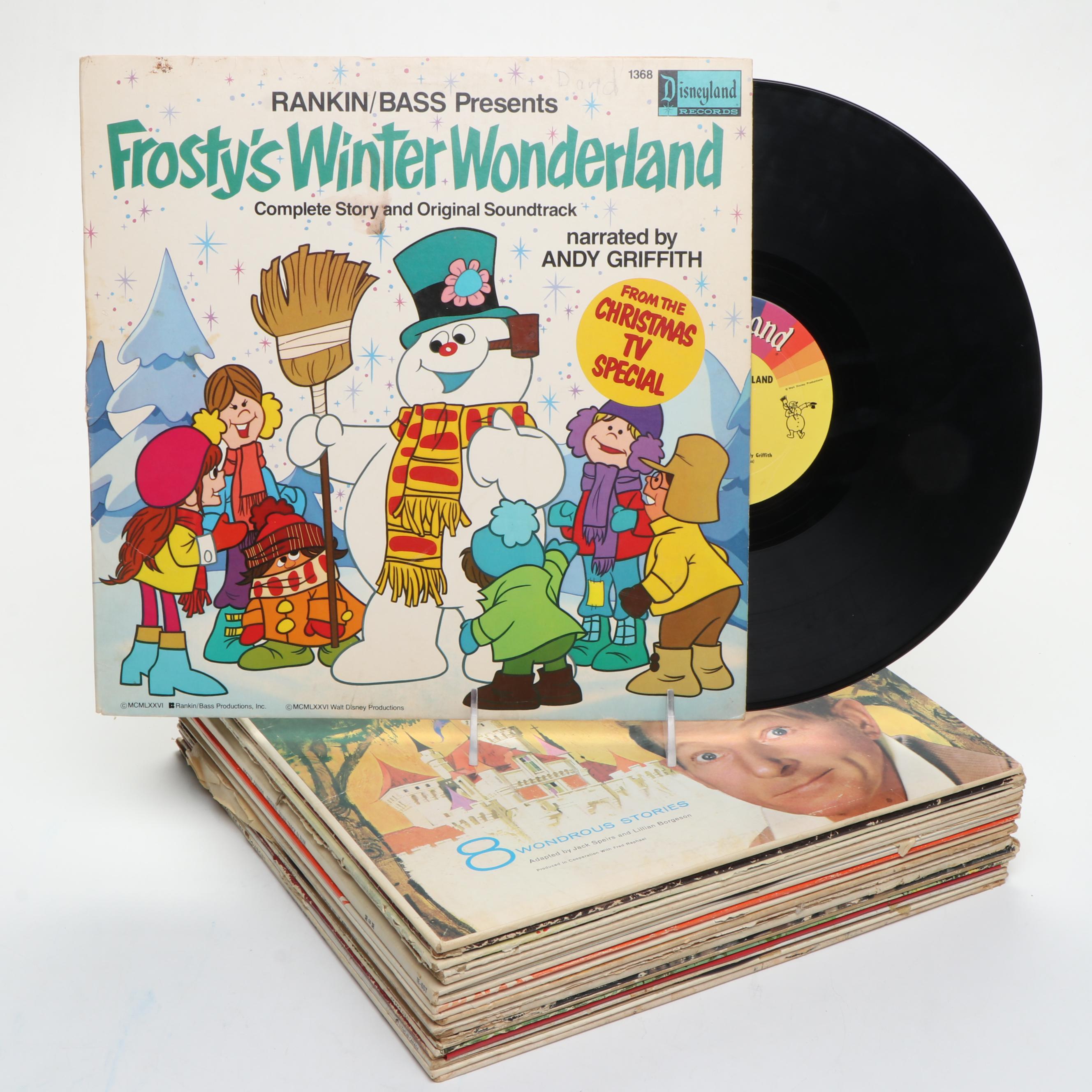"Cinderella," "Snoopy's Christmas," and More Soundtrack Vinyl Record Albums