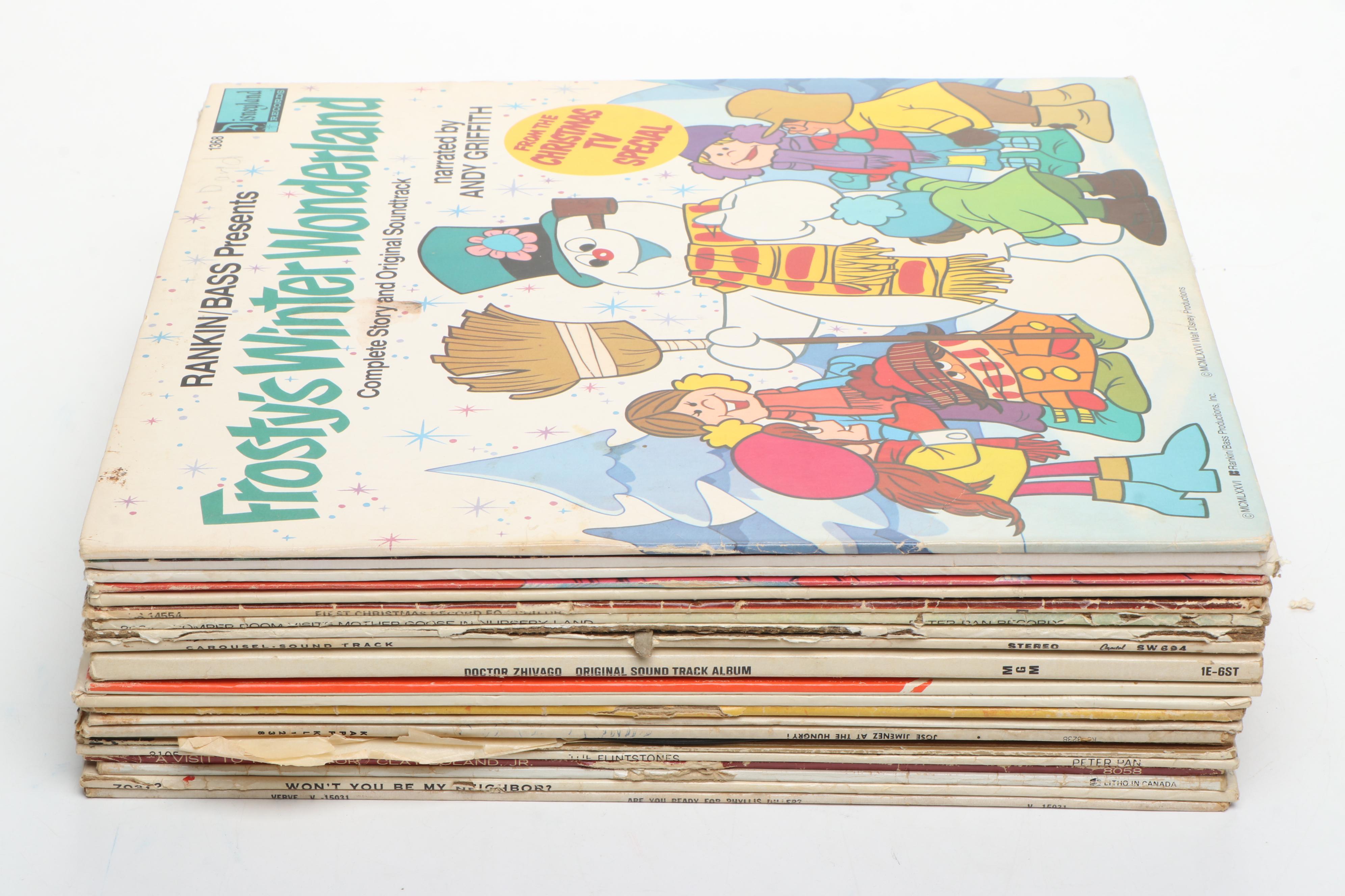 "Cinderella," "Snoopy's Christmas," and More Soundtrack Vinyl Record Albums