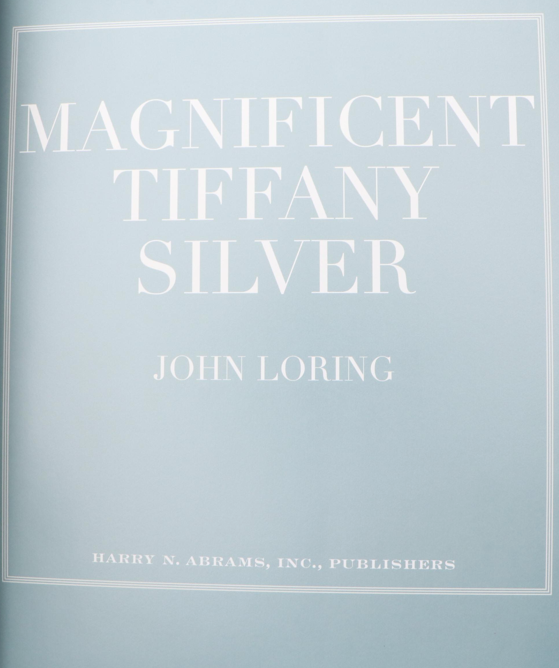 First Edition "Magnificent Tiffany Silver" and "Tiffany in Fashion" by Loring