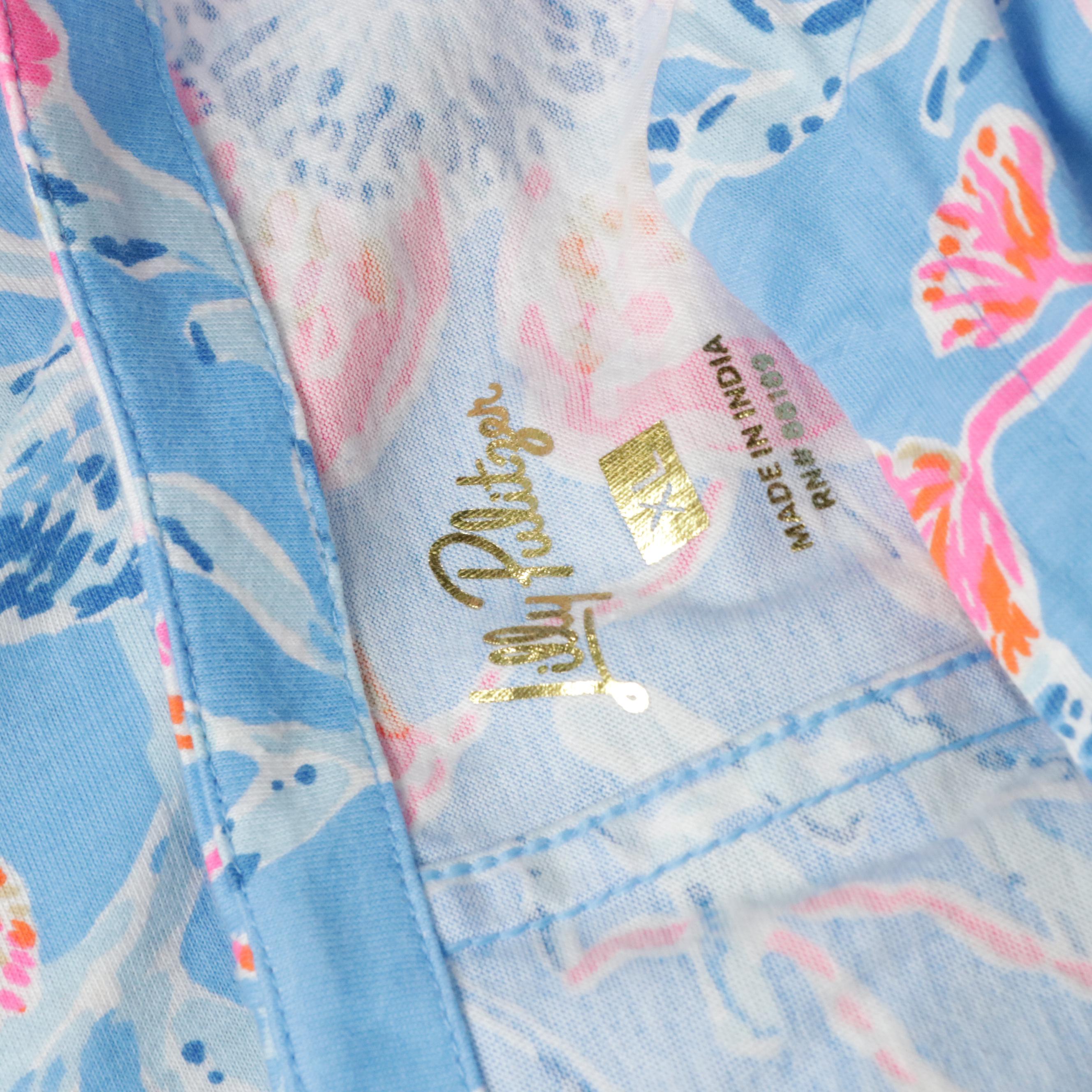 Kate Spade Blue Eyelet Embroidered Dress, Lilly Pulitzer Casual Cotton Dress