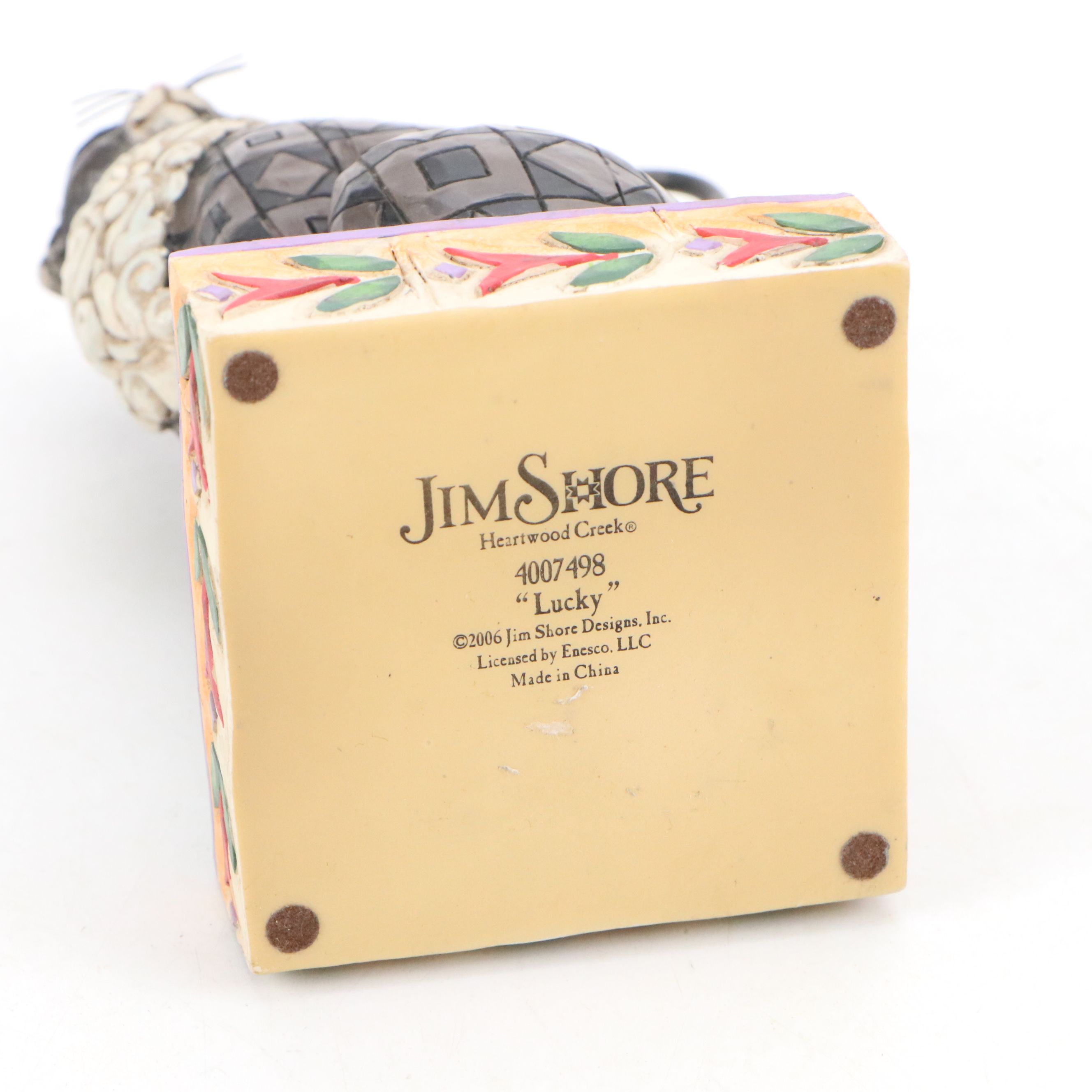 Jim Shore Accents Witch and Black Cat Halloween Figurines