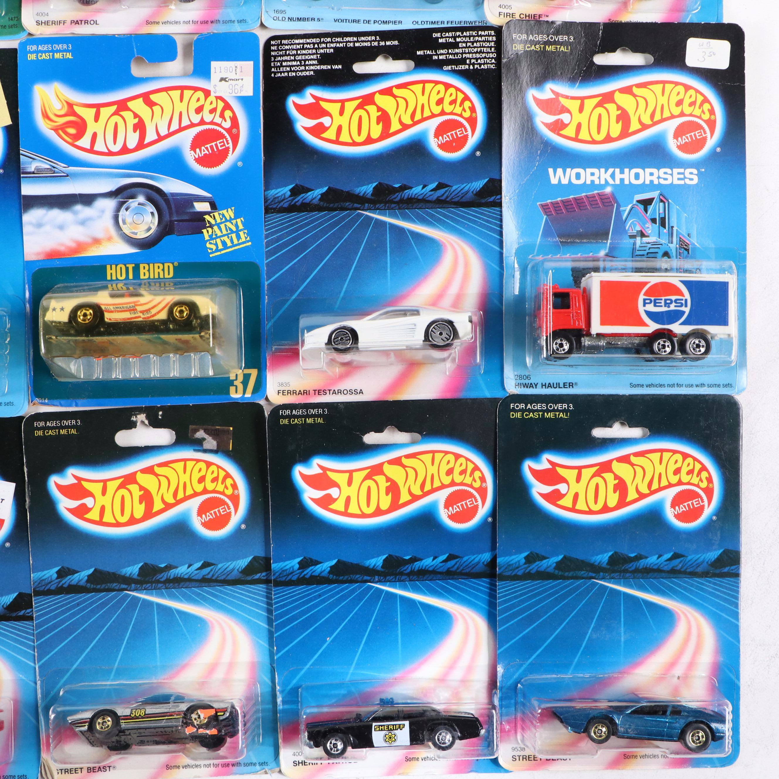 Hot Wheels "Street Beast," "Rescue Ranger" and More Toy Cars, 1980s