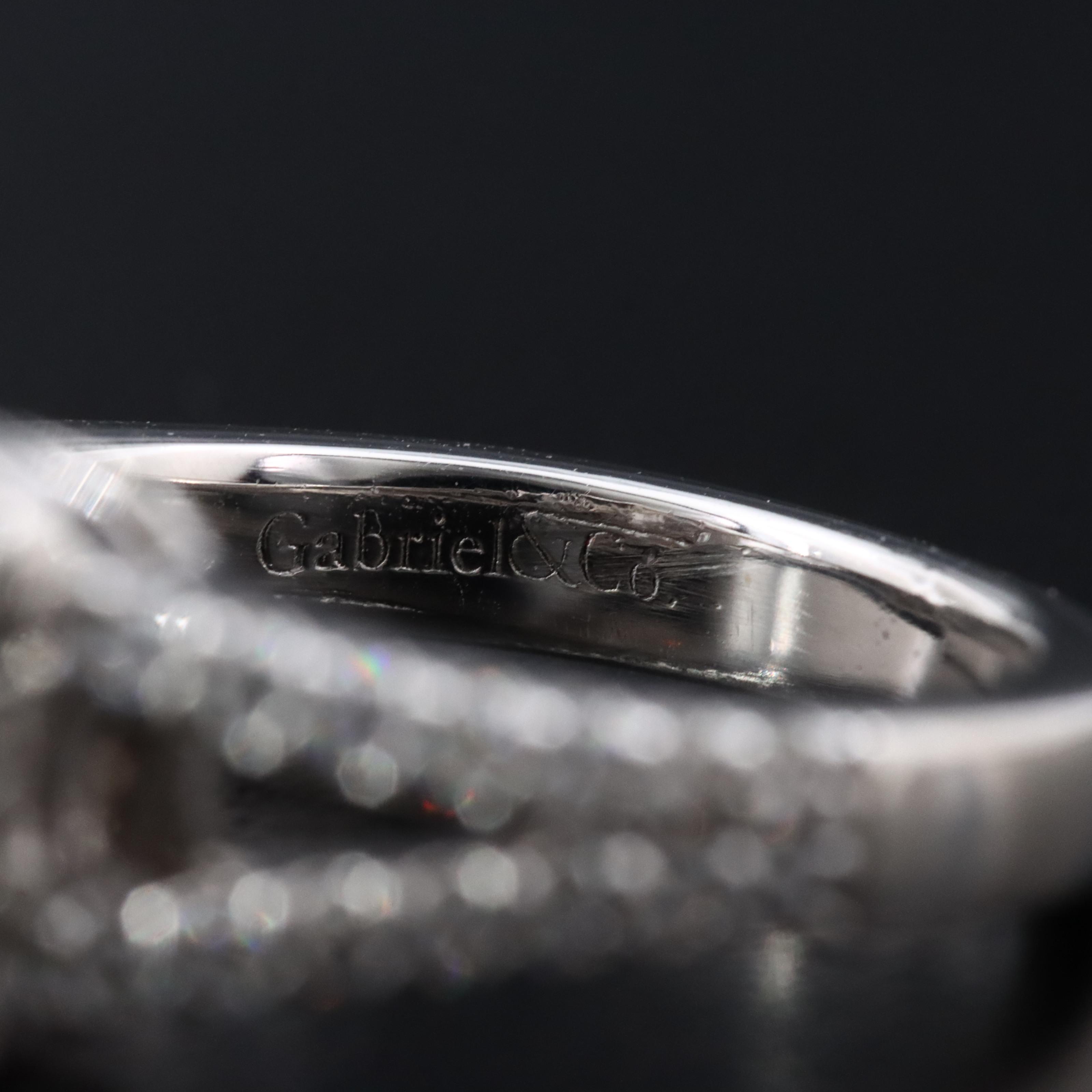 Gabriel & Co. 14K 2.95 CTW Diamond Ring