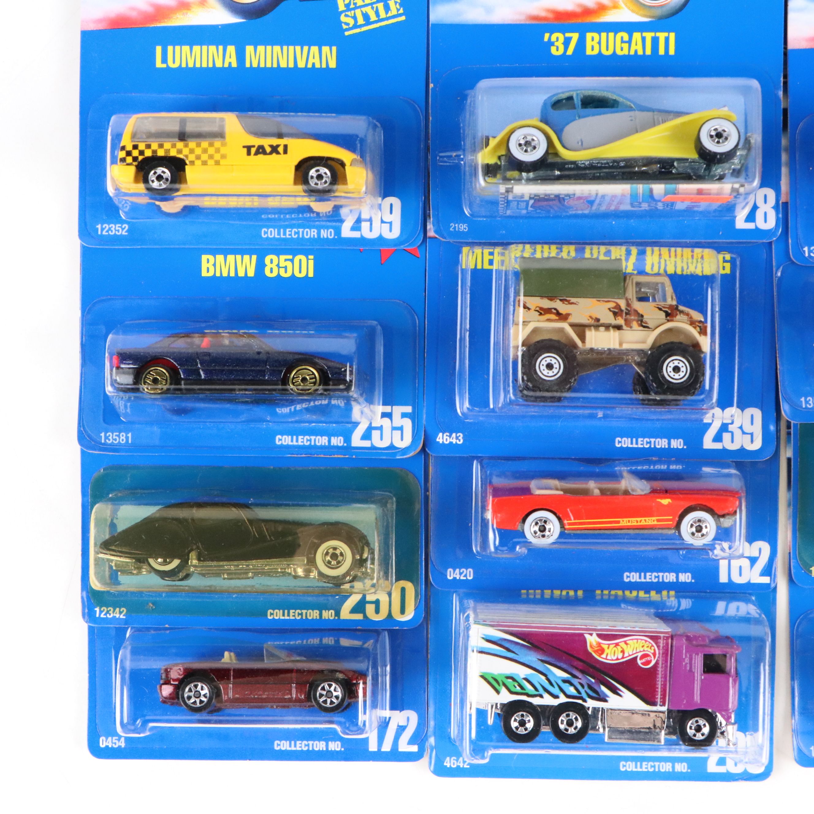 Hot Wheels "Ferrari F40," "Mazda MX-5 Miata" and More Toy Cars, 1991–1992